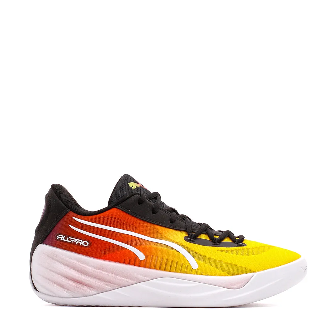 Speed and Agility Thermobonded Reinforcement Puma Basketball Men All-Pro Nitro Showtime Yellow Sizzle Purple Glimmer 309890-01