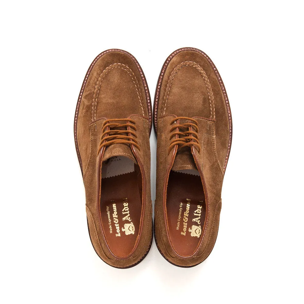 Zero Stress Soft foam Alden Mocc Toe Blucher Snuff Suede