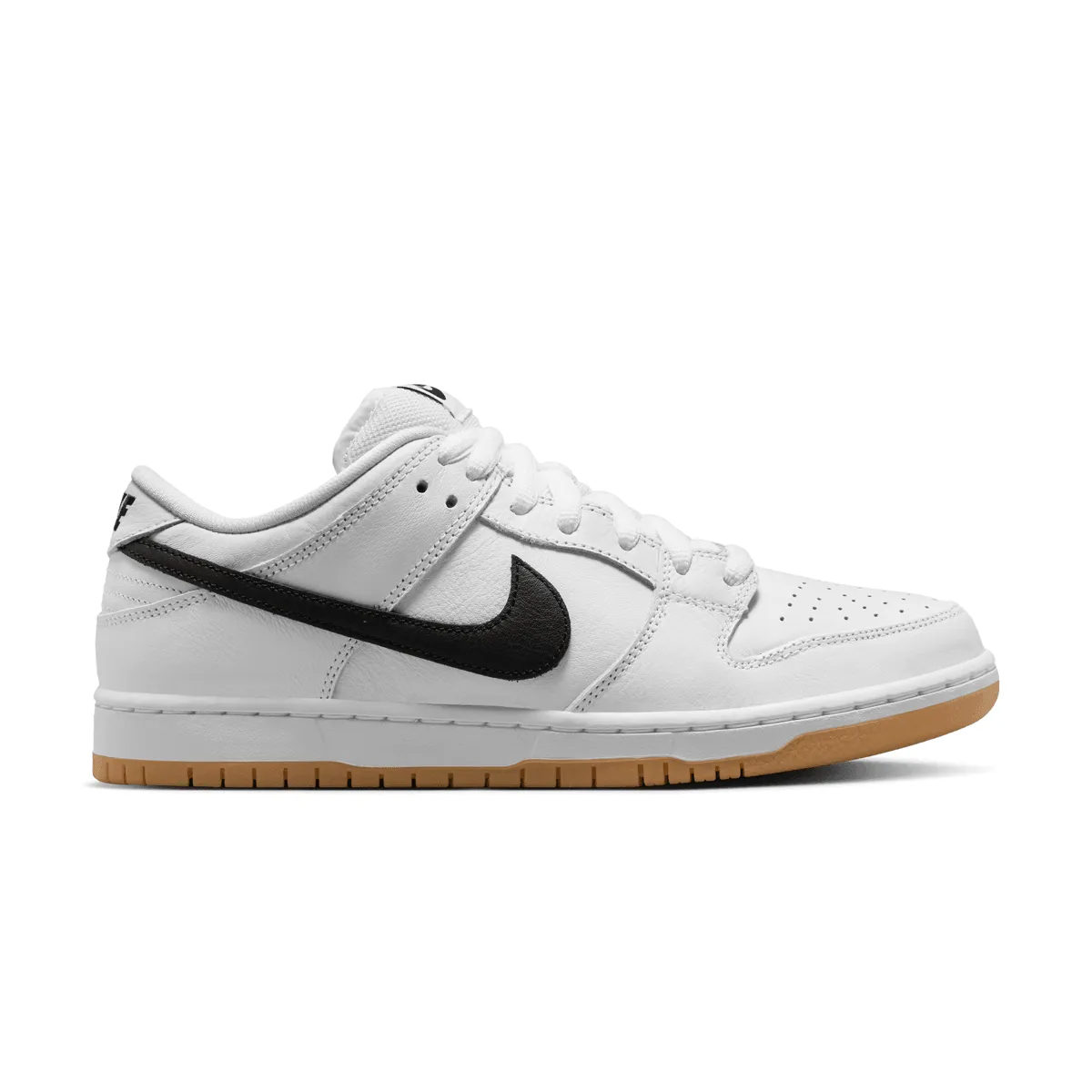 SB Dunk Low Pro 'White Black Gum' Torque Control Shank