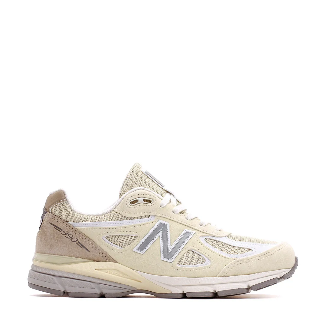recreational running shoes New Balance Unisex 990v4 Limestone Made In USA U990TE4