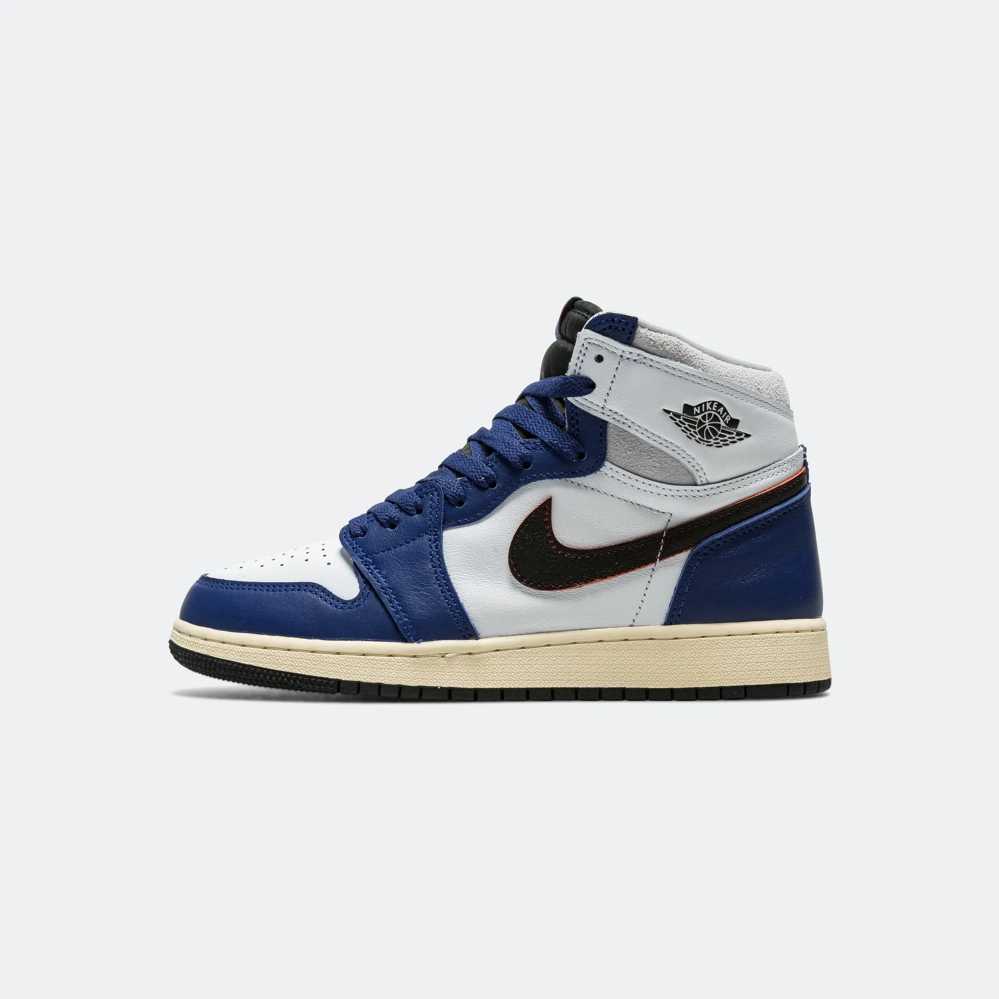 Air Jordan 1 High OG RMSTD (GS) - White/Black-Neutral Grey Vibrant Design Traction Optimized Grip