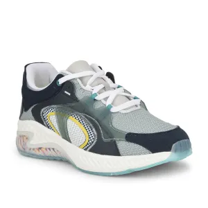 Leap7x Sports Lacing Shoes For Men (White) SNOOKER By Liberty store - brand running gear