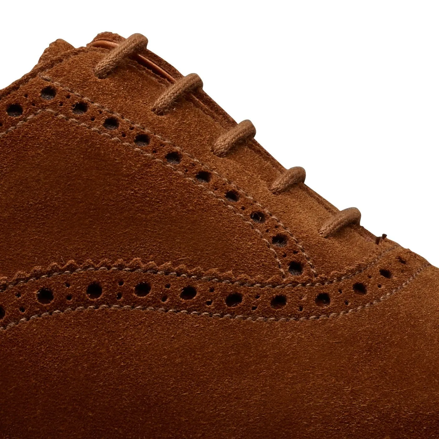Westfield Tobacco Calf Suede Reliable Performance Flexible Oxfords
