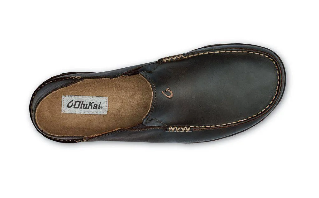 Feet Support Open Fit OluKai Men's Moloa Dark Wood/Java