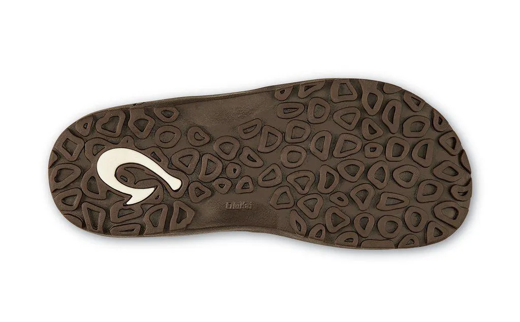 Pool Fun Soft Cushioned Footwear OluKai Men's Ohana Dark Brown/Ray