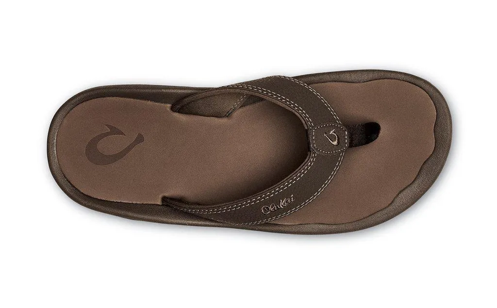 OluKai Men's Ohana Dark Brown/Ray Minimal Cool uv guard