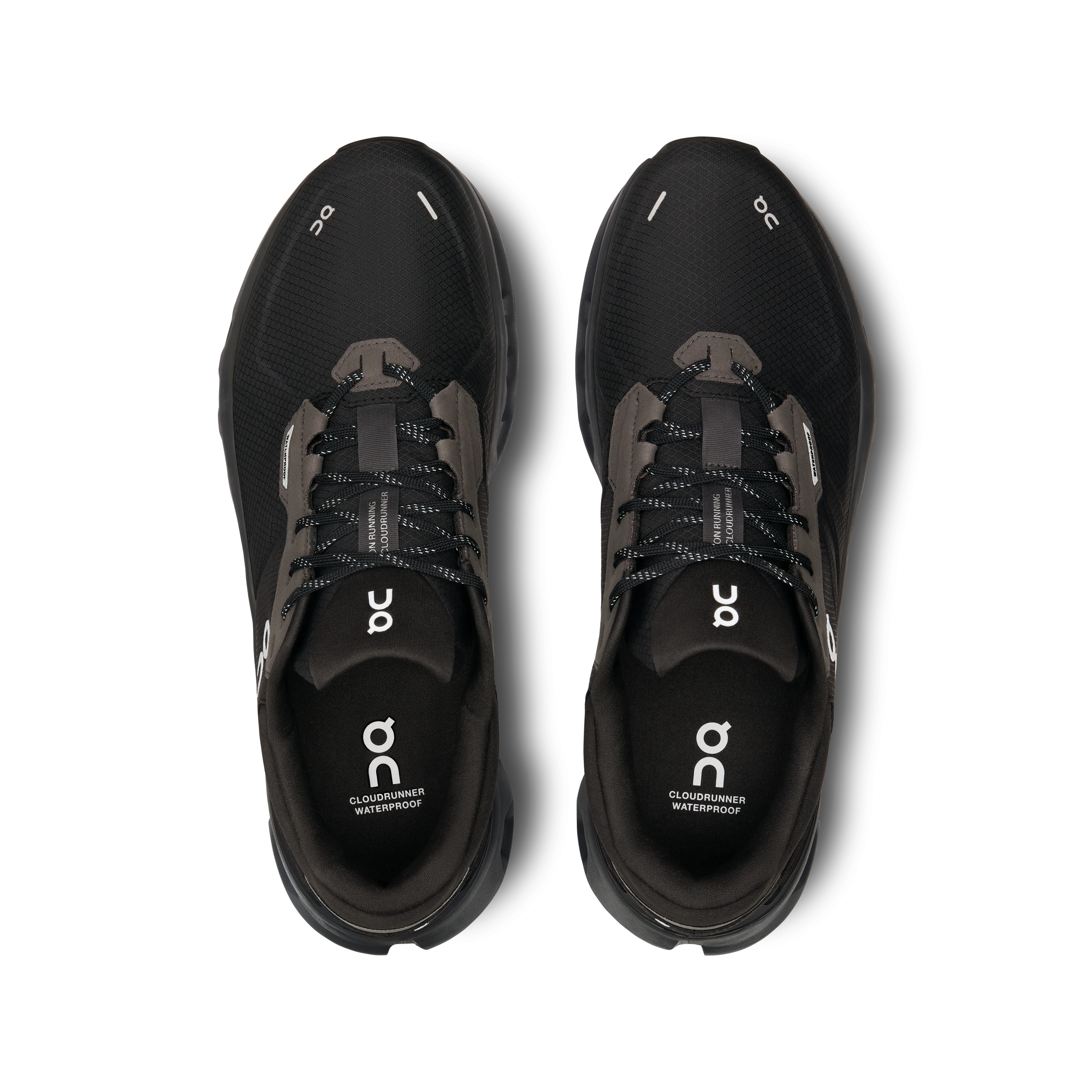 running with a reflector running in an airport area shoes ON CLOUDRUNNER 2 WATERPROOF MEN'S