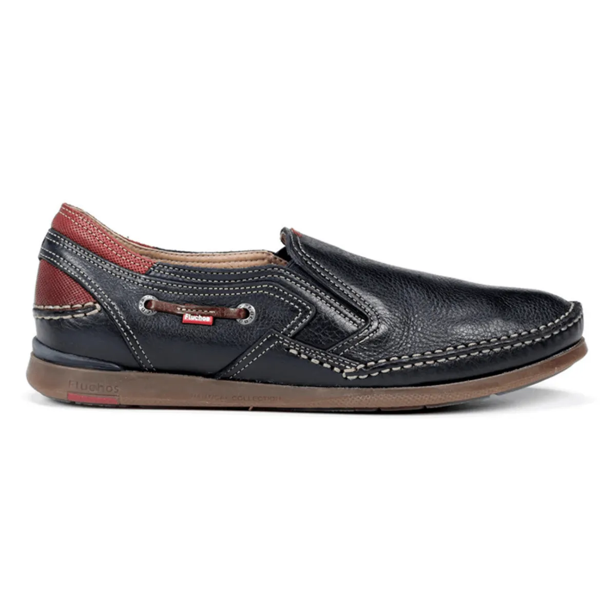 Fresh Design Fluchos Men's Mariner Dark Blue Leather