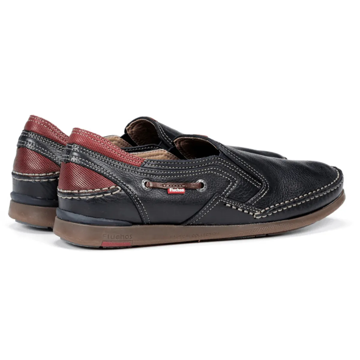 Firm Grip Fluchos Men's Mariner Dark Blue Leather