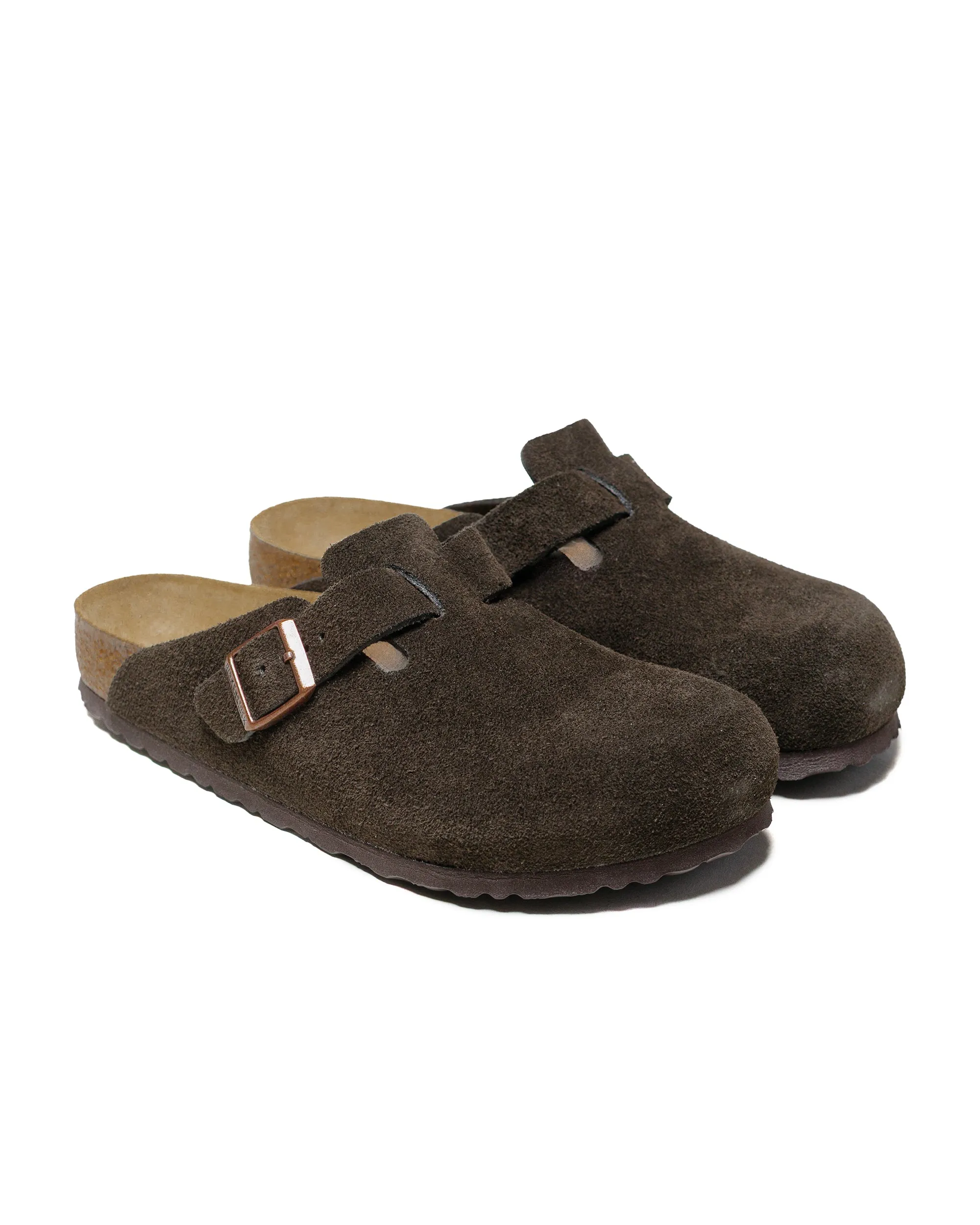 Birkenstock Boston Mocha Suede No Tie Fit Urban Steps