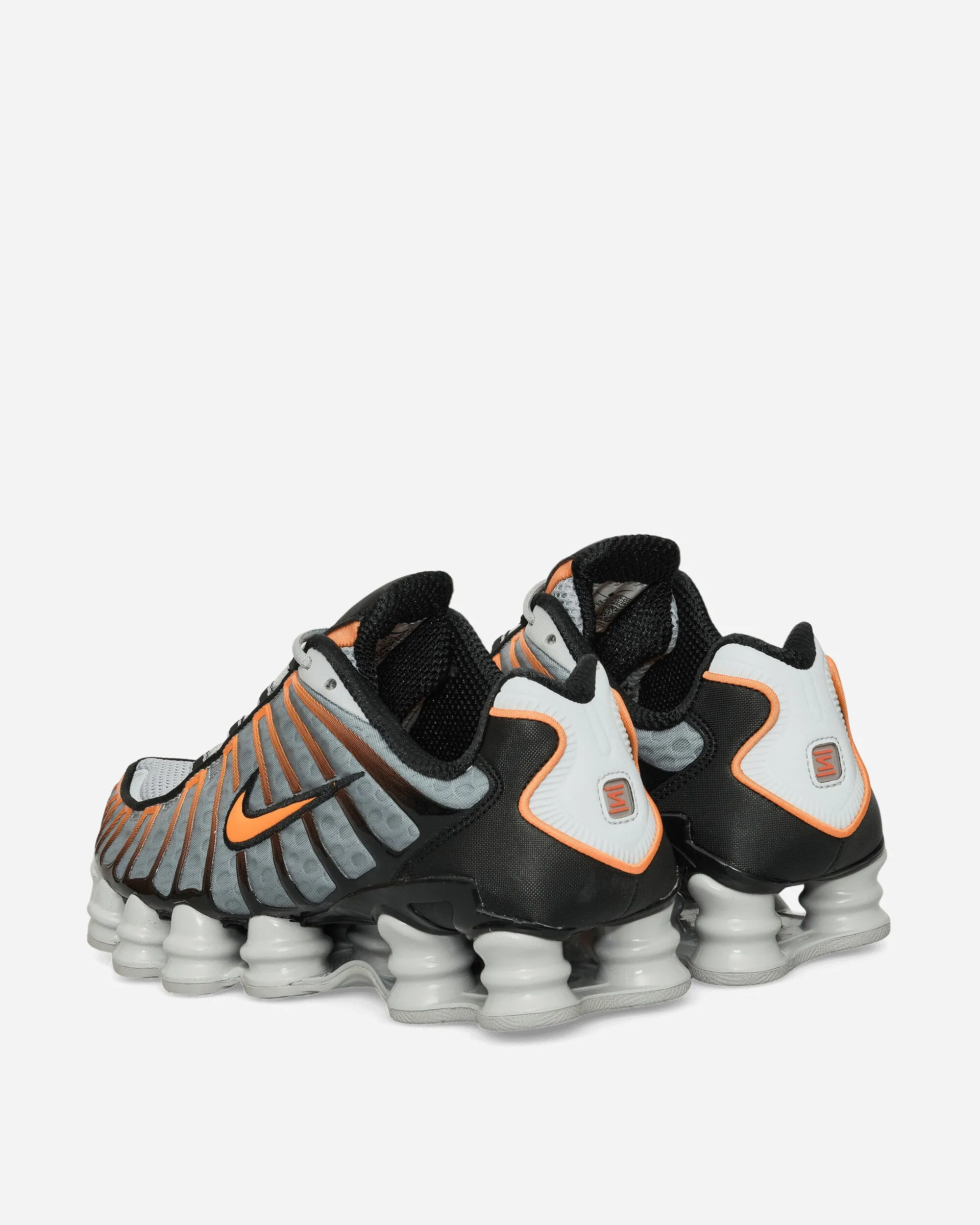 Shox TL Sneakers Smoke Grey / Bright Mandarin Shop Day Foam Footbed