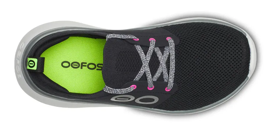 OOFOS OOMY STRIDE WOMEN'S BLACK/WHITE comfort - brand shoes