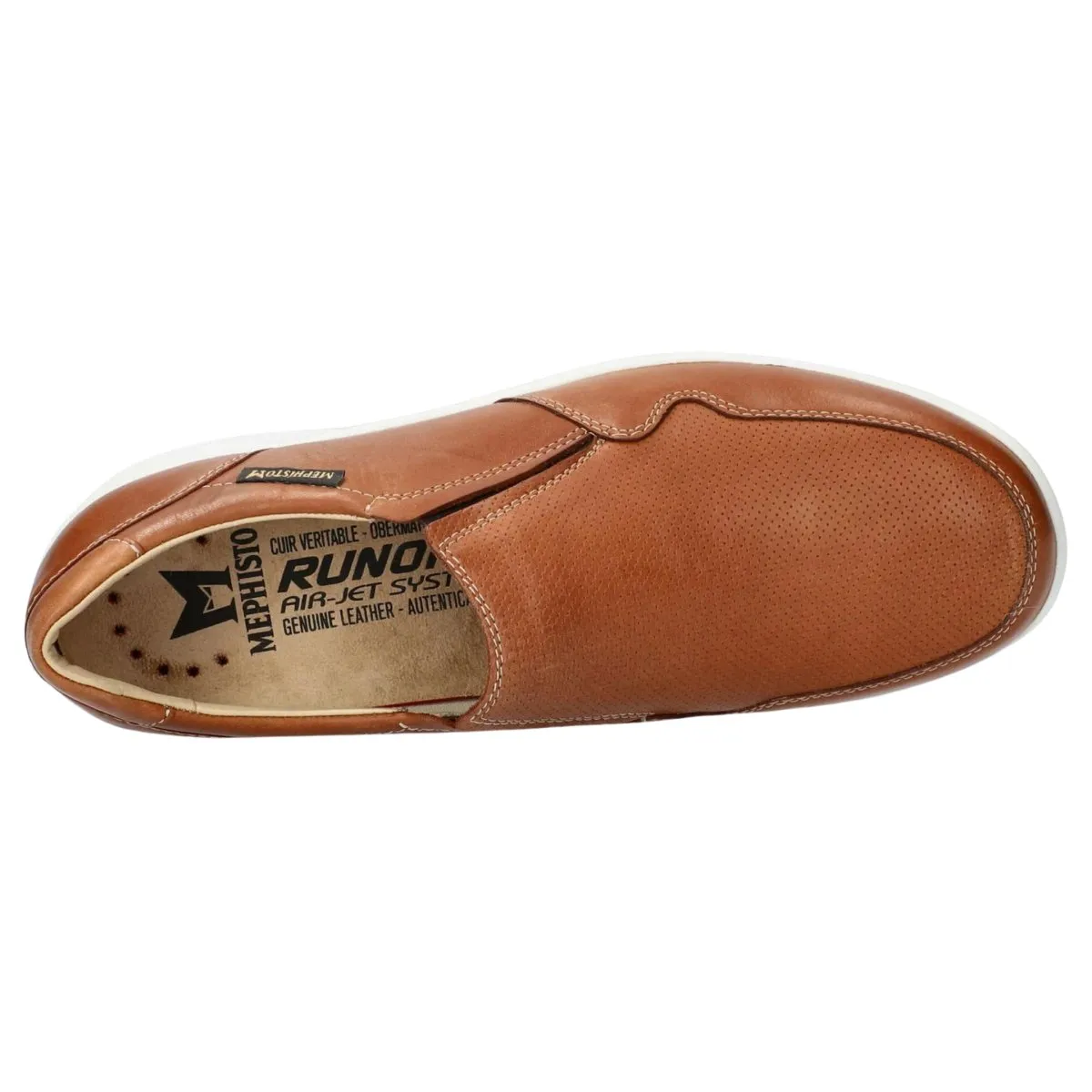 Smart Style Slim Build Mephisto Men's Valter Hazelnut Leather
