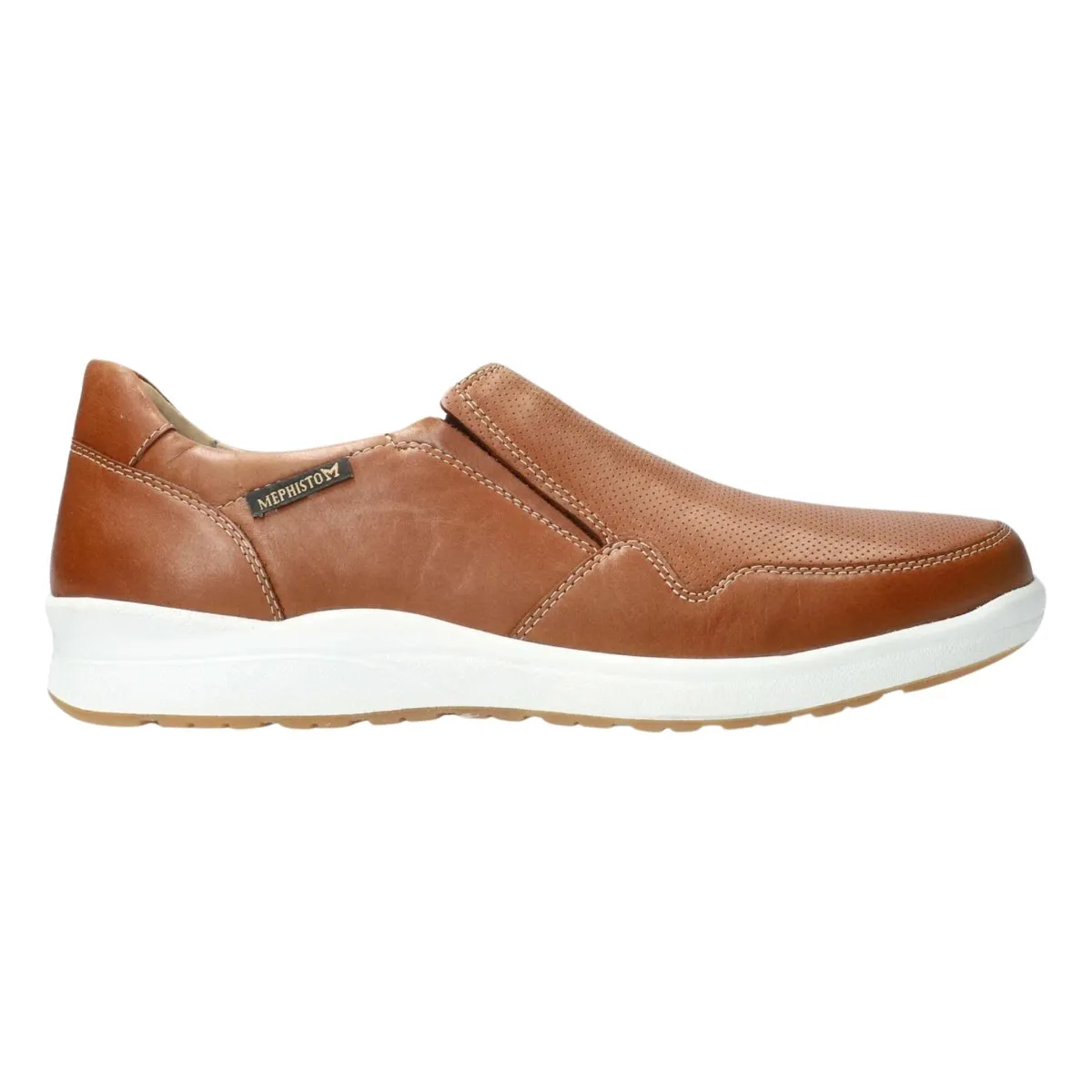 Mephisto Men's Valter Hazelnut Leather Clean Cut