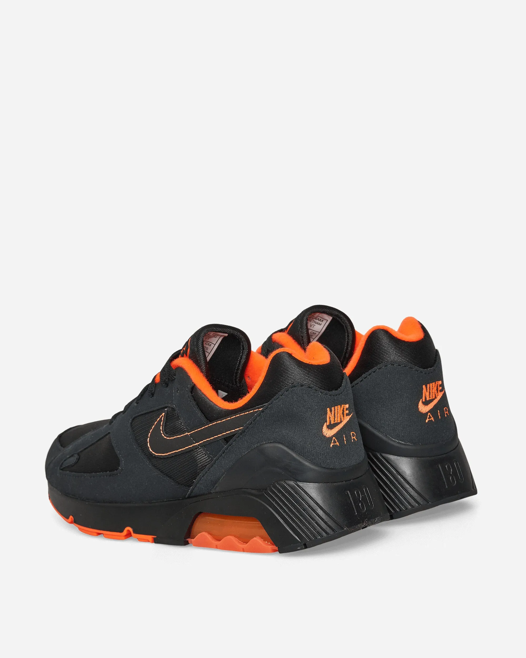 youth trend Cushioned Support Air 180 Sneakers Black / Hyper Crimson
