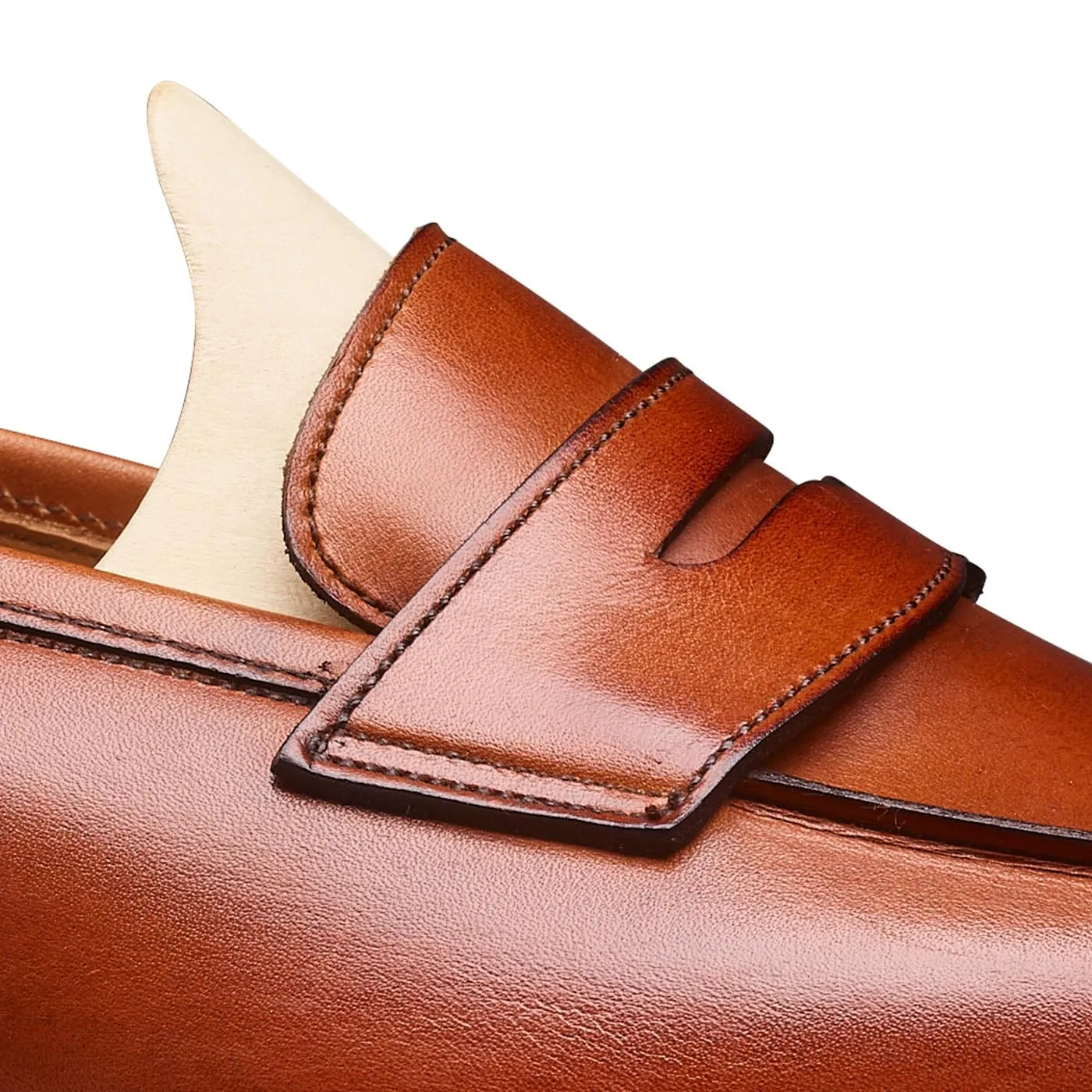Elise Chestnut Burnished Calf Shop Trip Durable Material