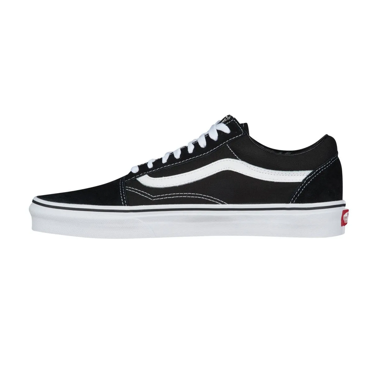 Low Step Vans Unisex Old Skool Black/White