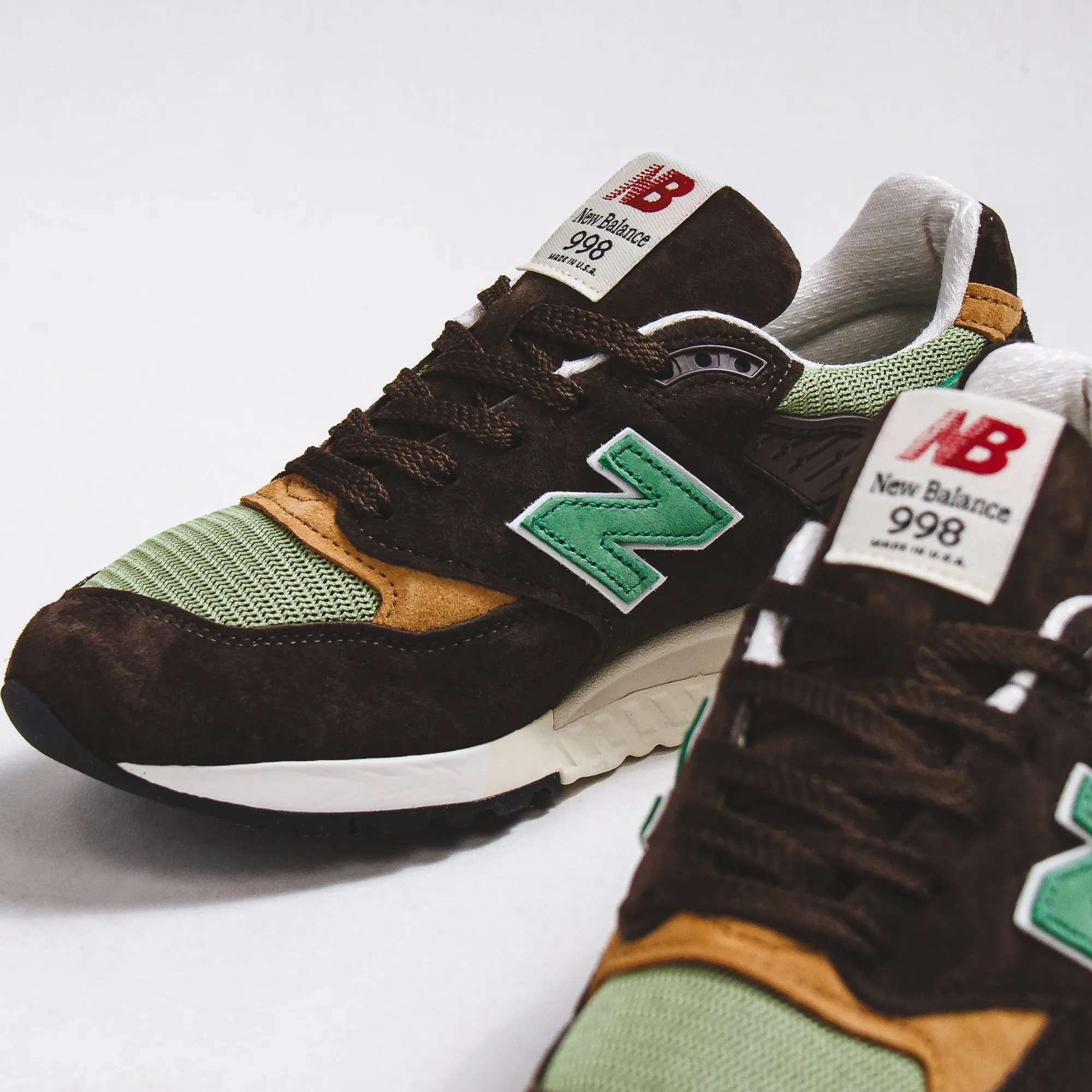 New Balance Unisex 998 Brown Made In USA U998BG Sweat Wicking High Ankle Support