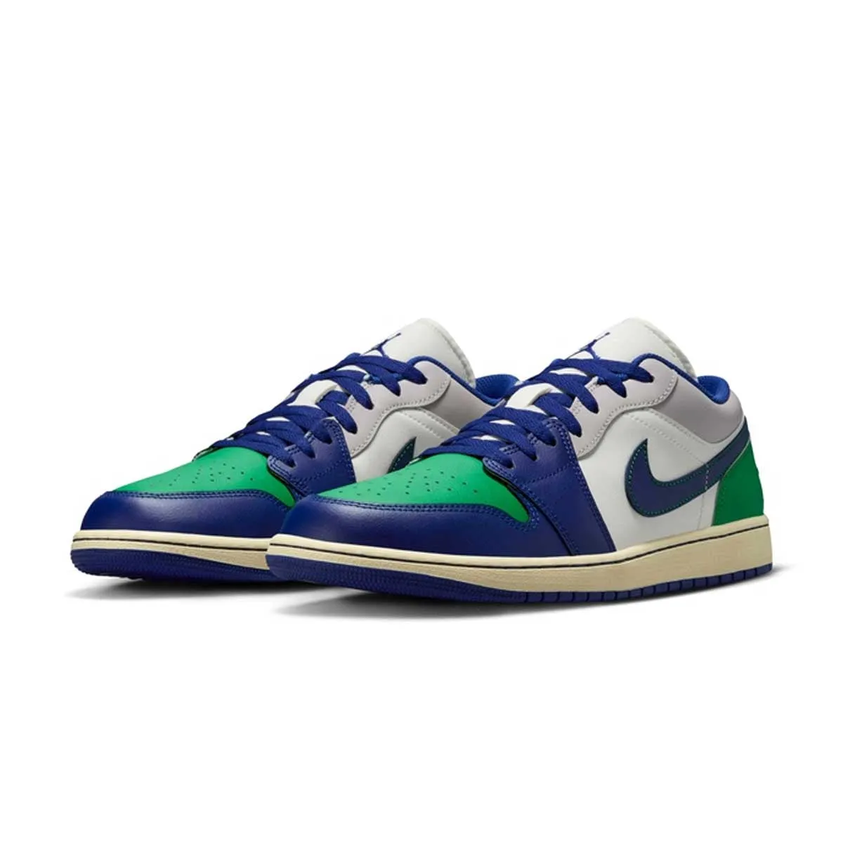 Lace System Energy Transfer Air Jordan 1 Low 'Deep Royal Blue'