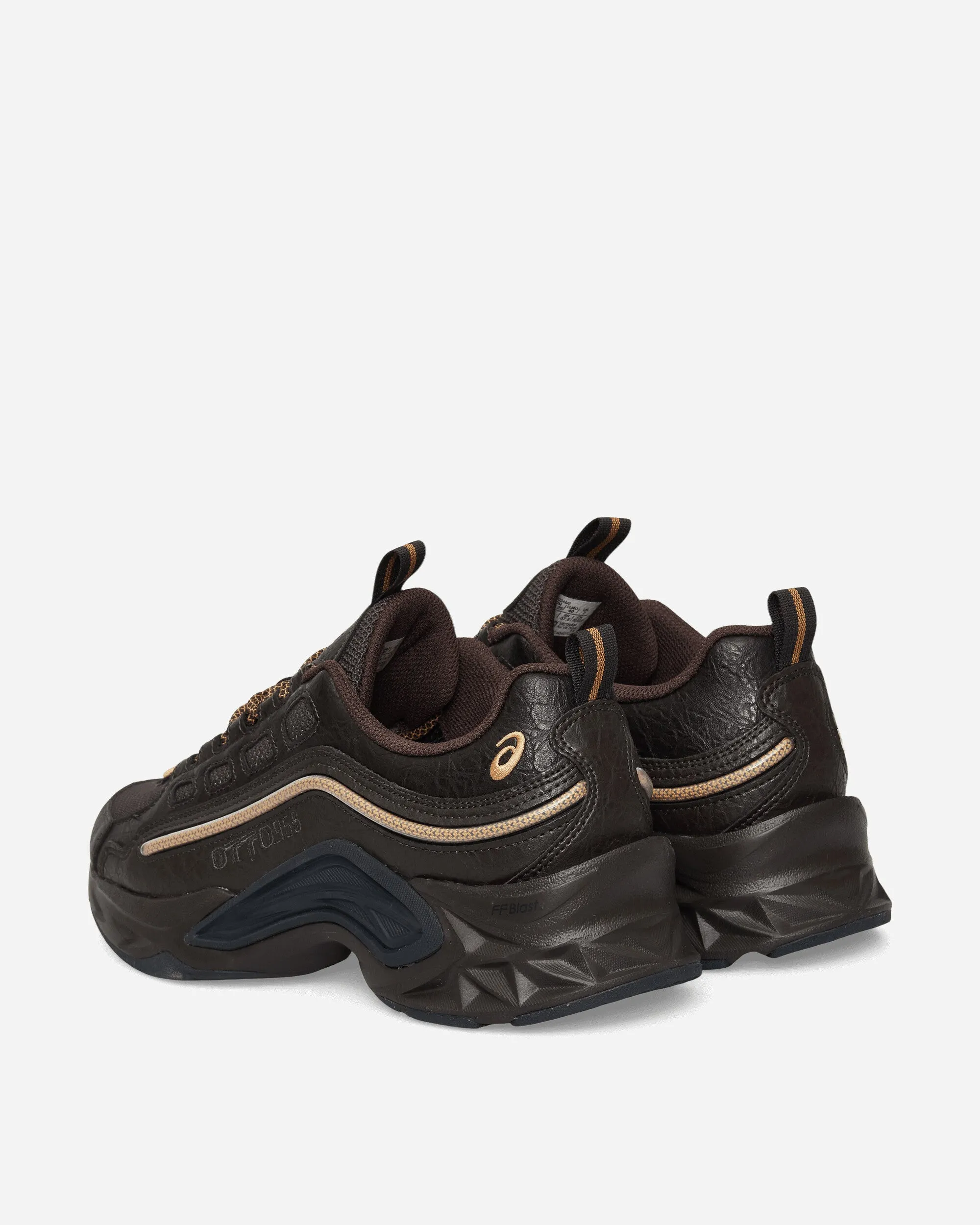 OTTO958 PROTOBLAST-CMLVIII Sneakers Dark Brown / Pure Gold Flexible Motion All Day Travel