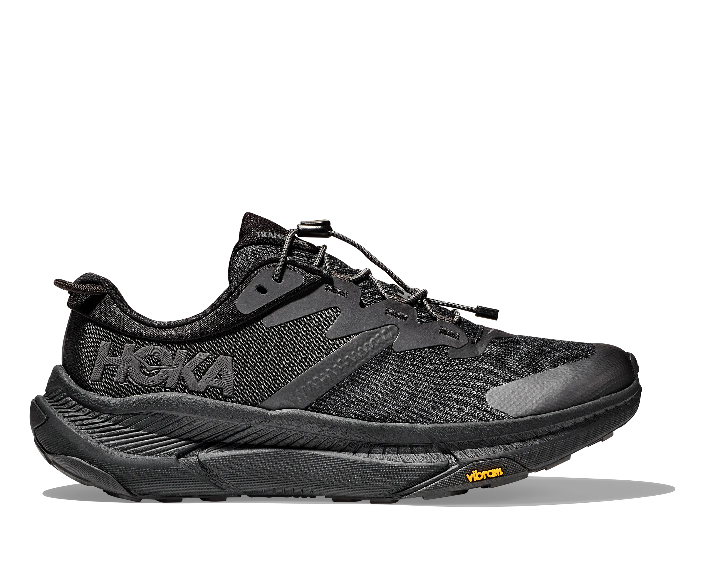 moderate - performance specification shoes discounted HOKA TRANSPORT BLACK MENS