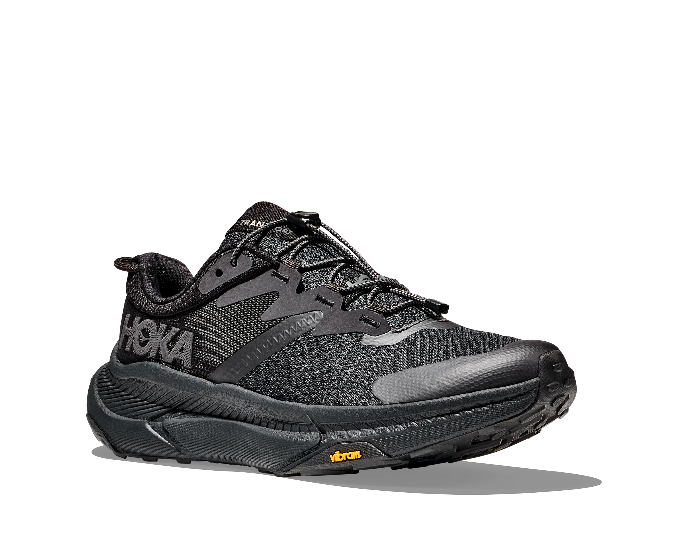 Rough surface grip HOKA TRANSPORT BLACK MENS
