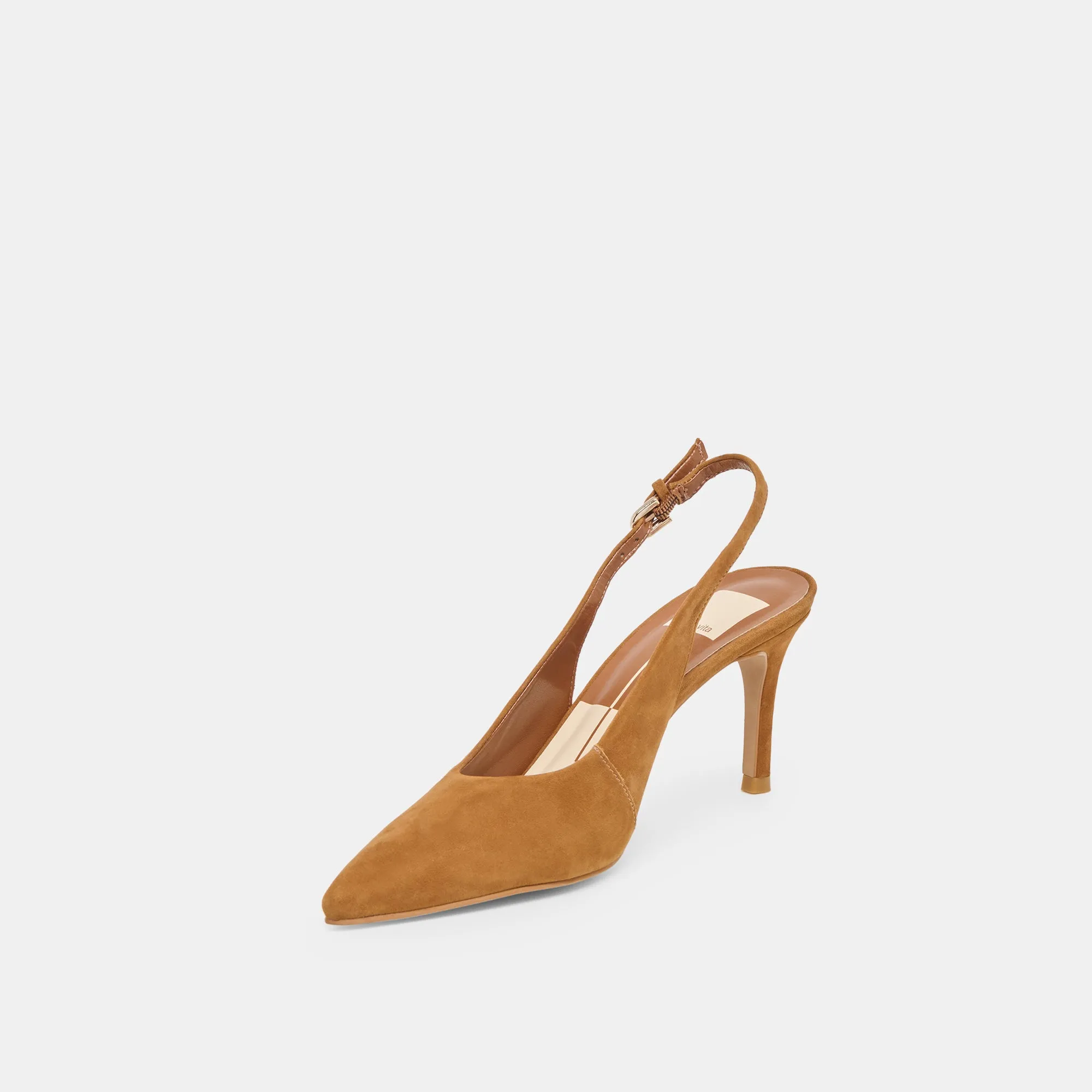 ELASI HEELS BROWN NUBUCK Premium Sandals Classy High Heels