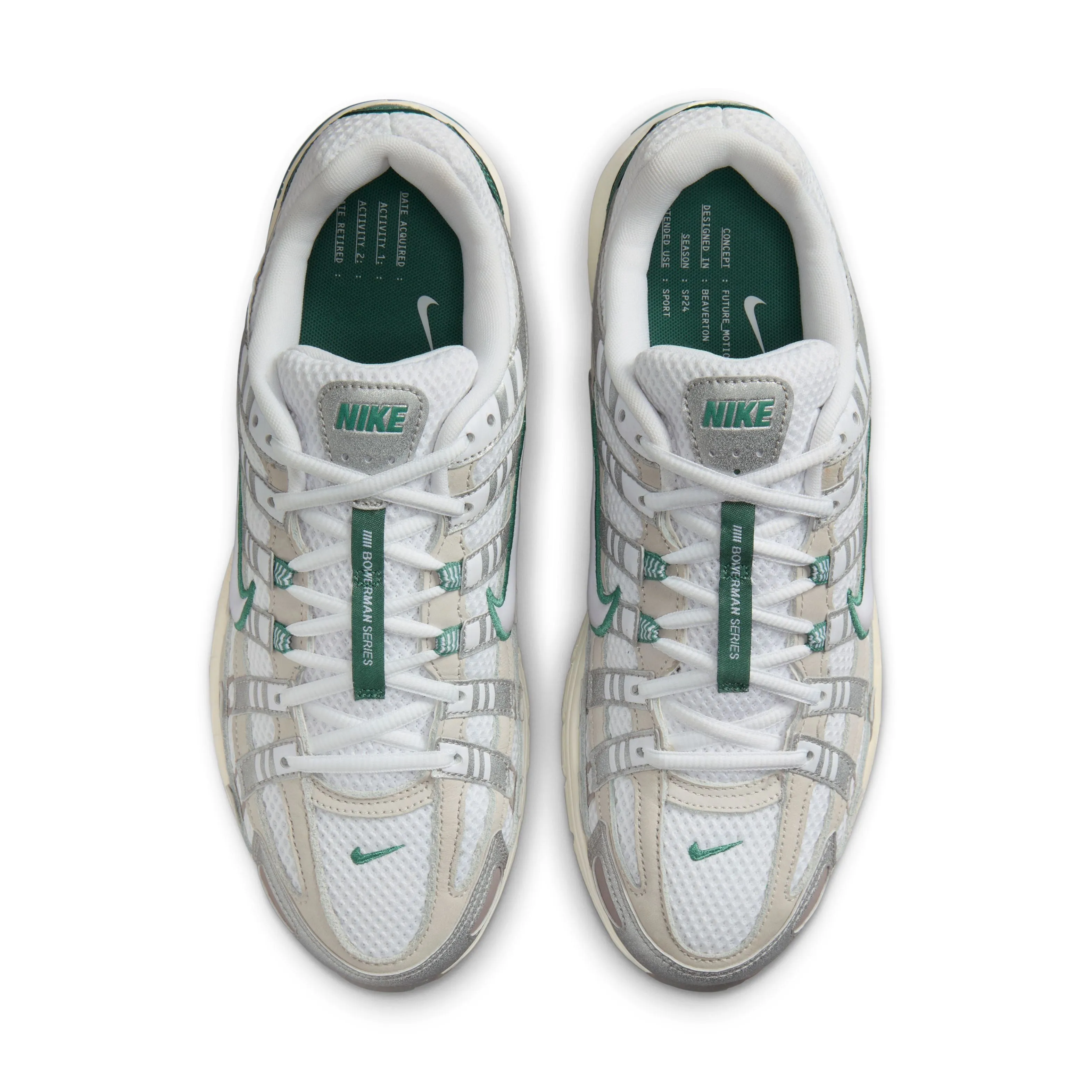 Ventilated Tongue Design P-6000 'Light Bone White Metallic'