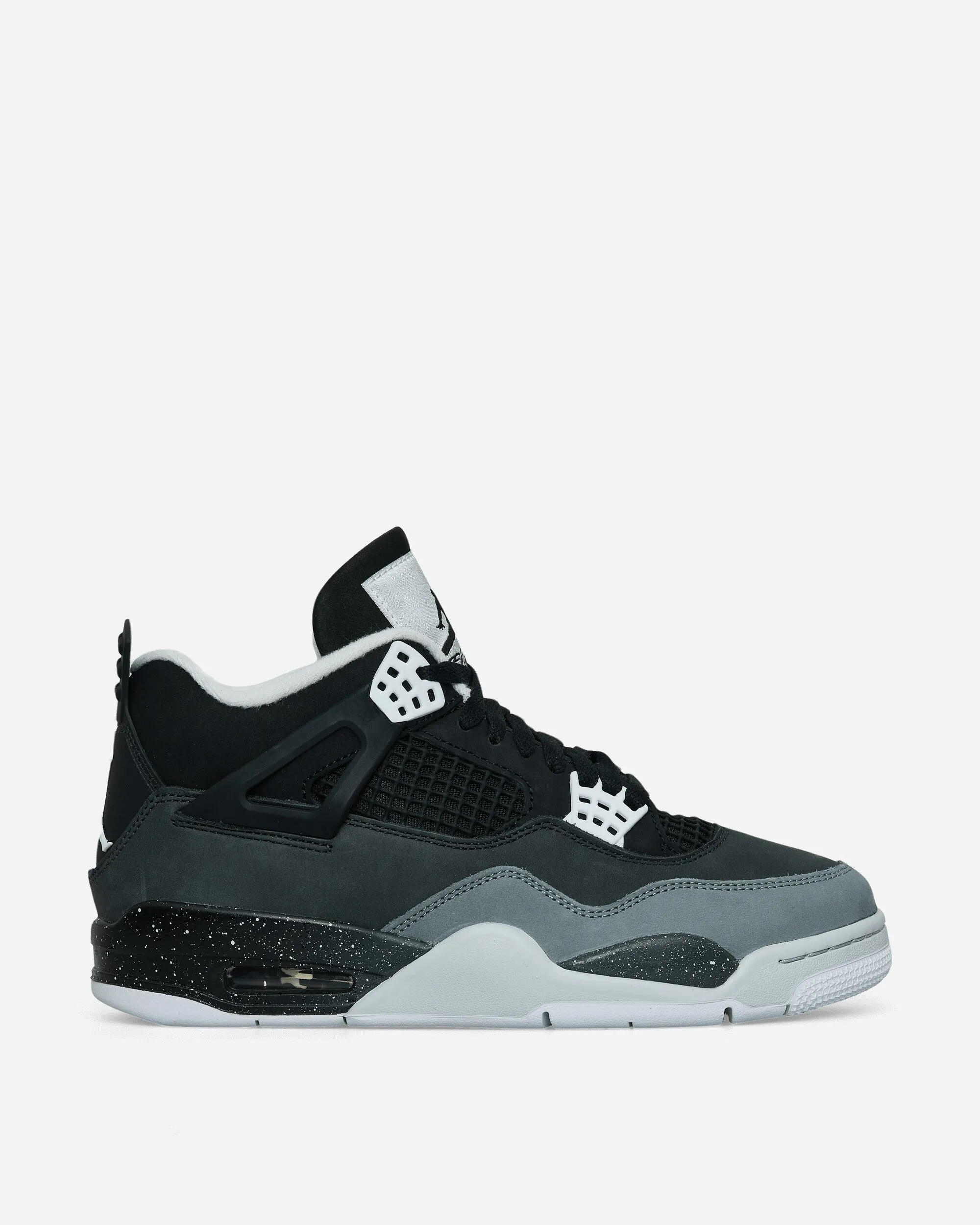 Premium Leather Flat Grip Air Jordan 4 Sneakers Fear
