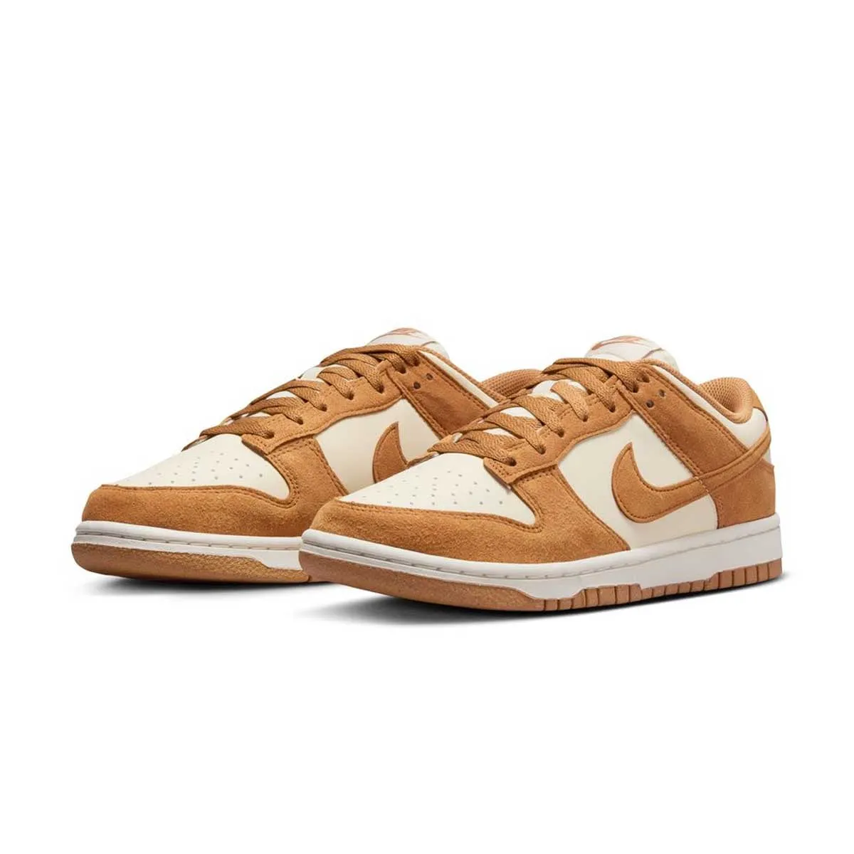 Casual arch Impact-absorbing durability Wmns Dunk Low 'Flax Suede'