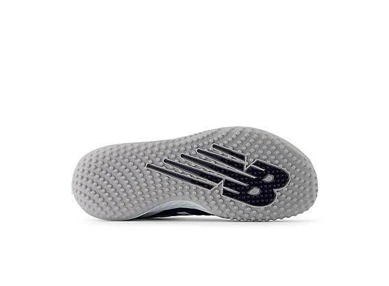 New Balance Women's VELO v3 Turf Softball Shoes - Navy with White - STVELON3 Pull Tab Canvas Material