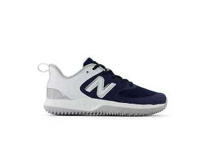 Waterproof Feature Comfortable Wear New Balance Women's VELO v3 Turf Softball Shoes - Navy with White - STVELON3