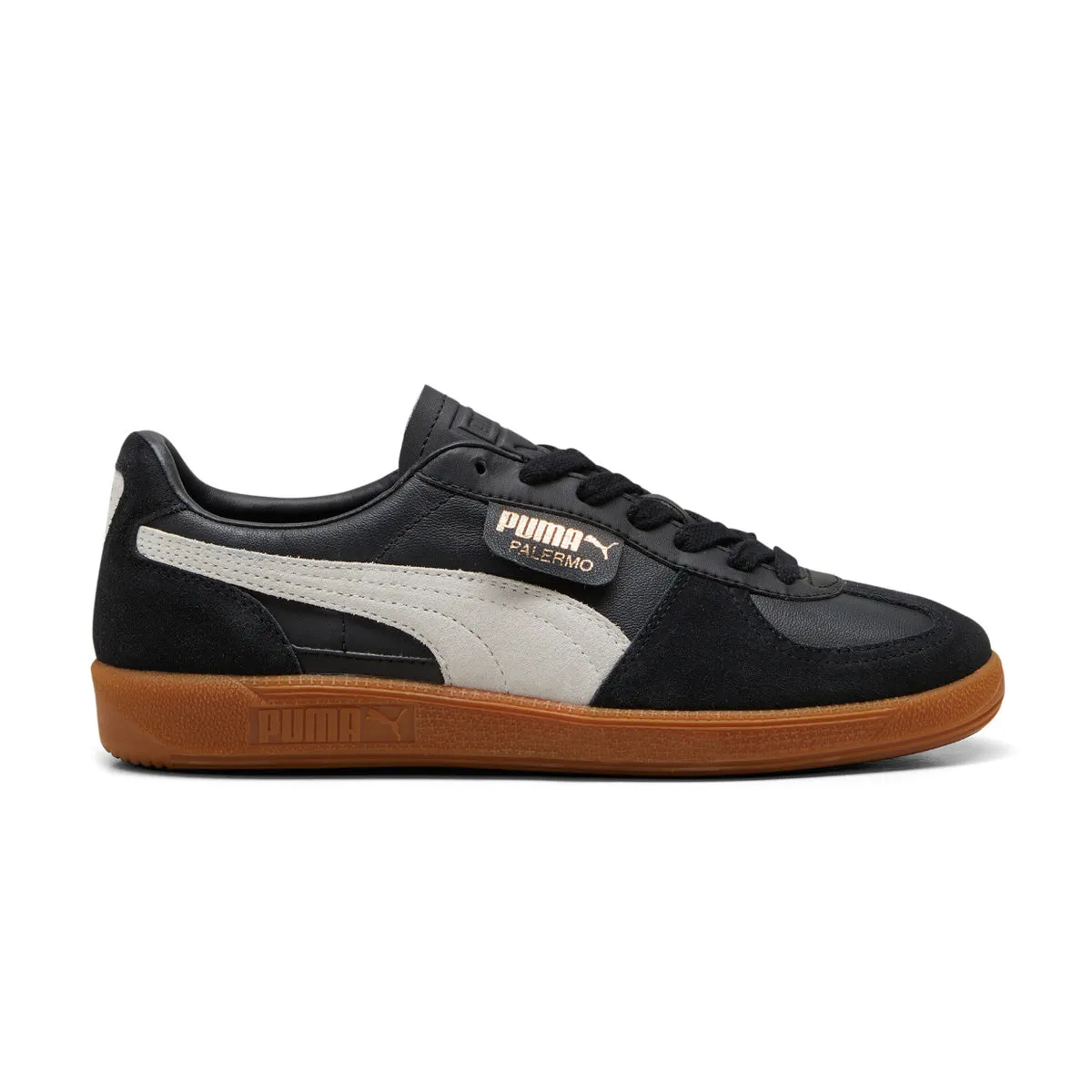 Mesh Fabric Palermo Leather 'Black Feather Gray Gum'