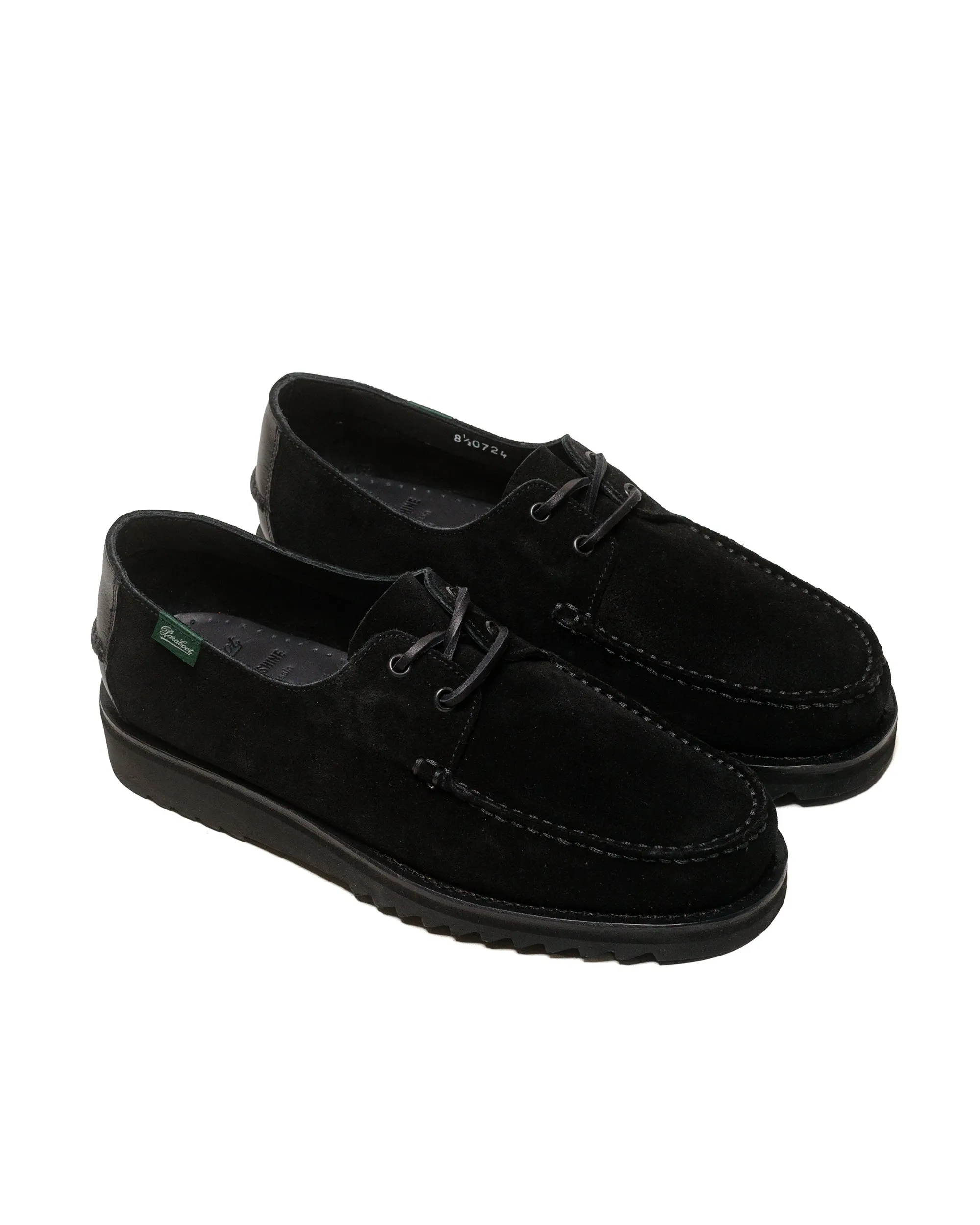 day trip Paraboot KAPTAIN SUNSHINE Domingue Suede Black