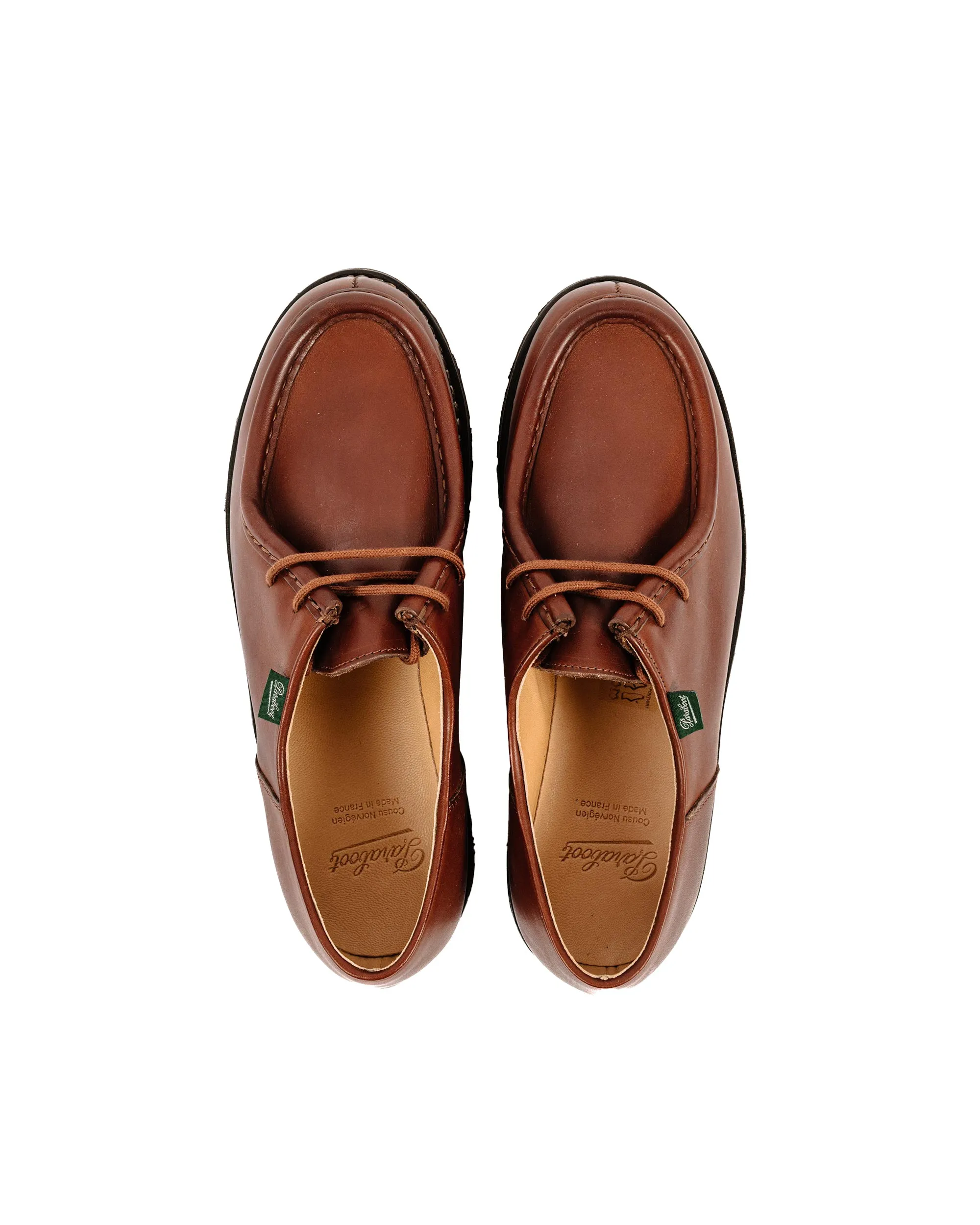 Ergonomic Support Every Step Paraboot Michael Lisse Marron