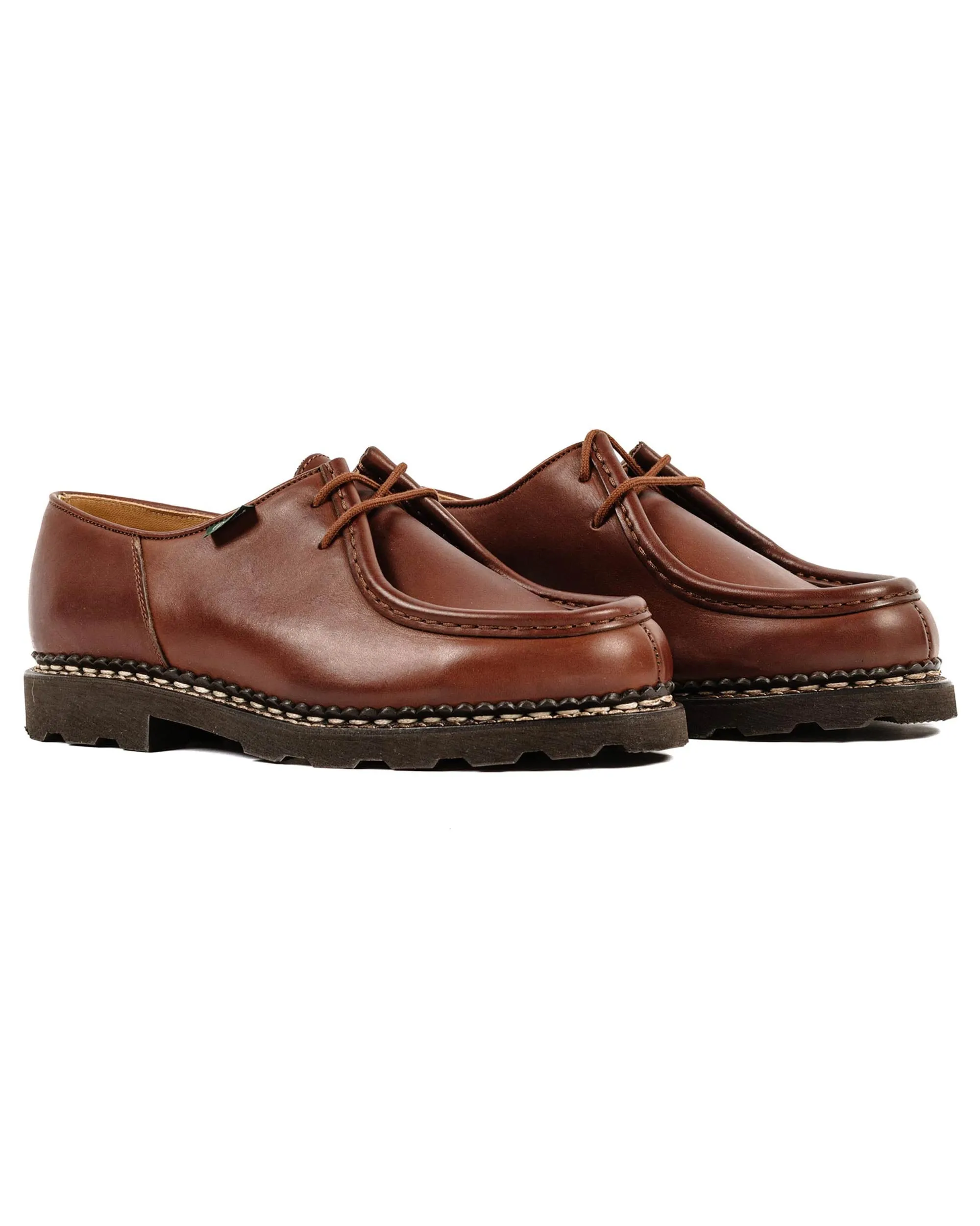 Tidy Lines Paraboot Michael Lisse Marron