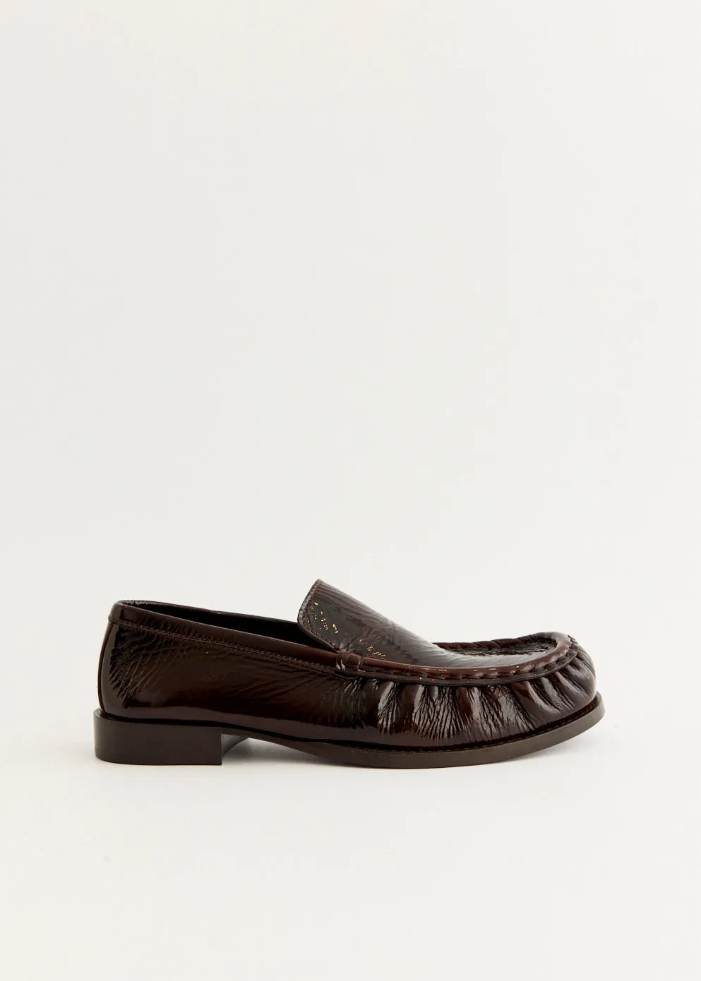 Patent Leather Loafers Work Shoes