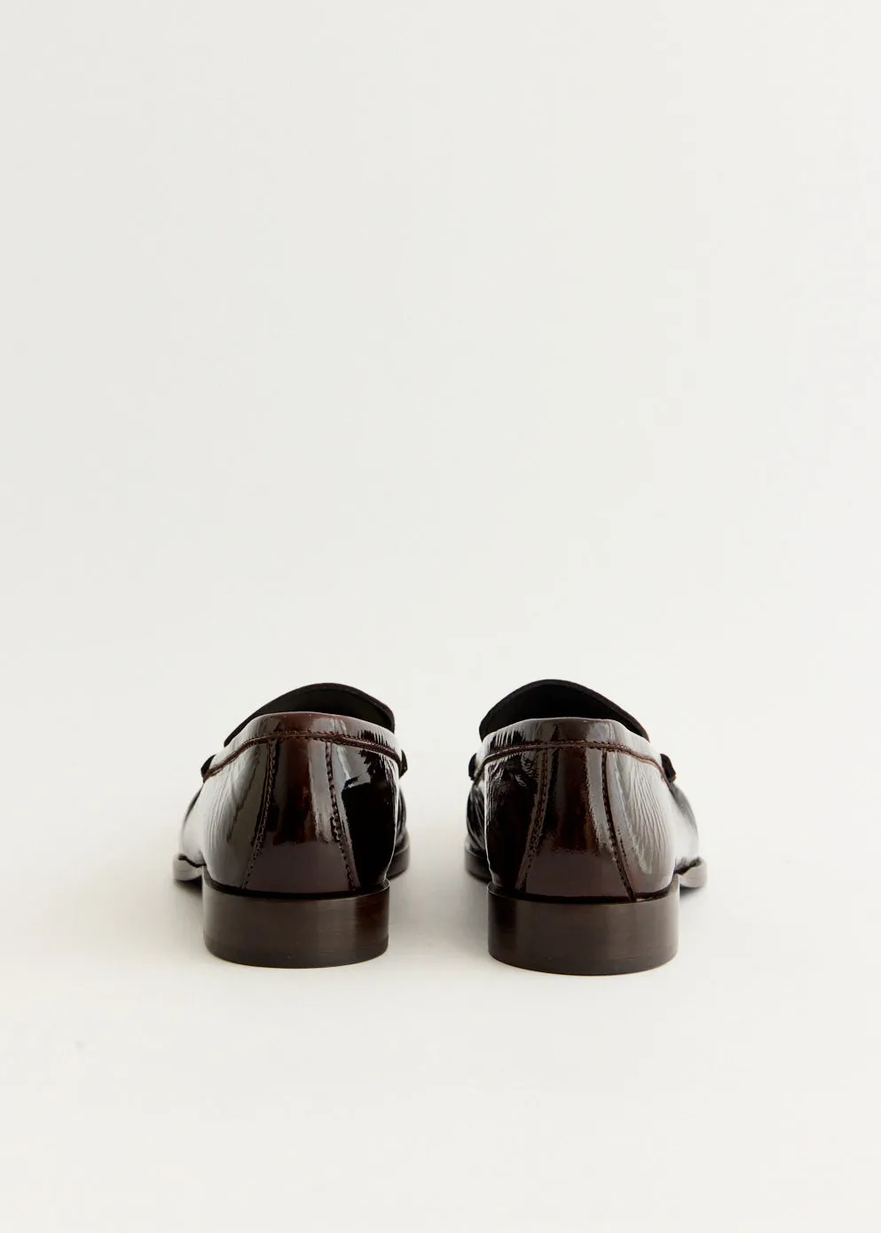 Patent Leather Loafers Cozy Support Scratch   Resistant