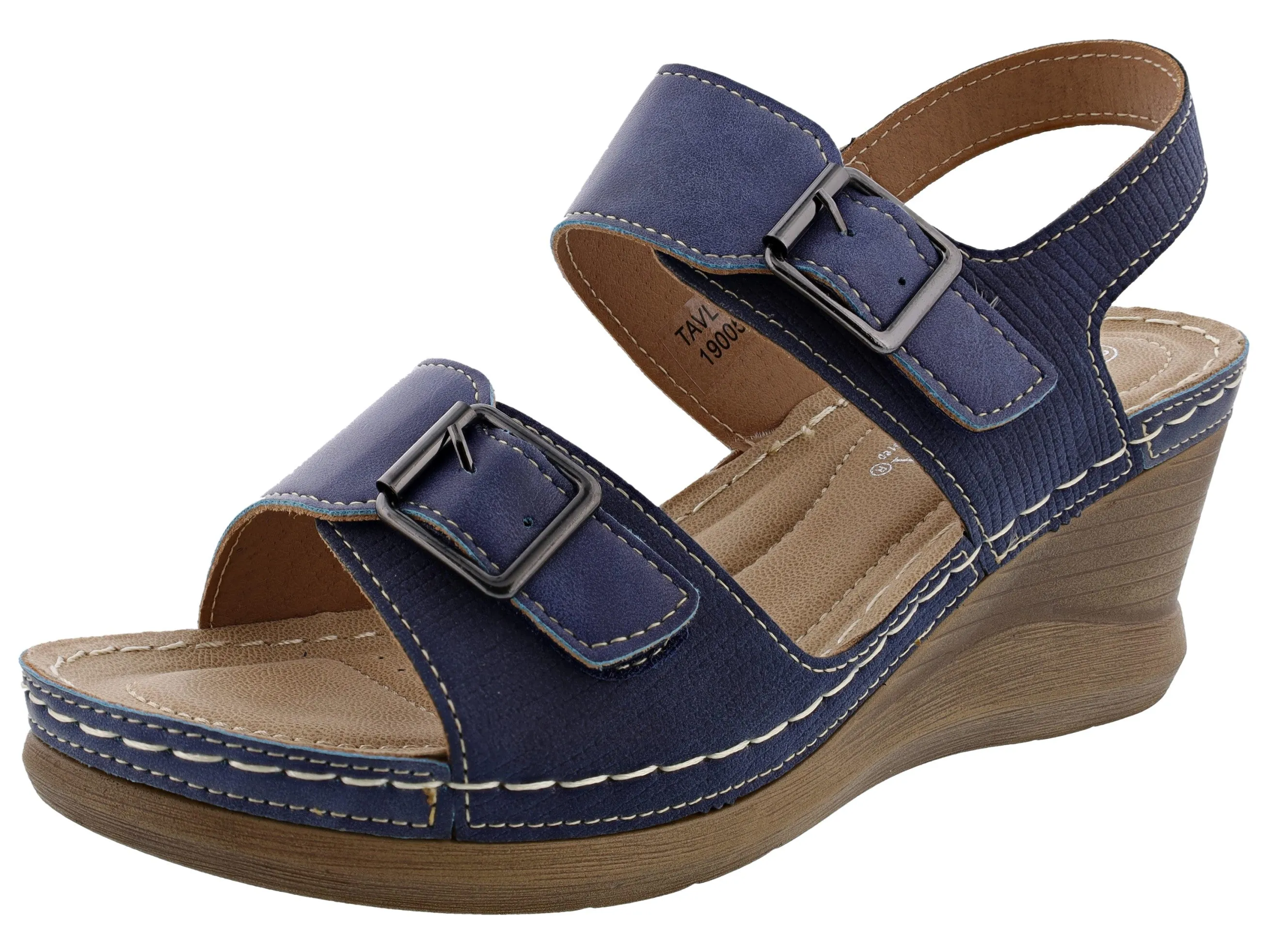 Patrizia Women's Tavlin Wedge Sandals By Spring Step Tokyo Edge