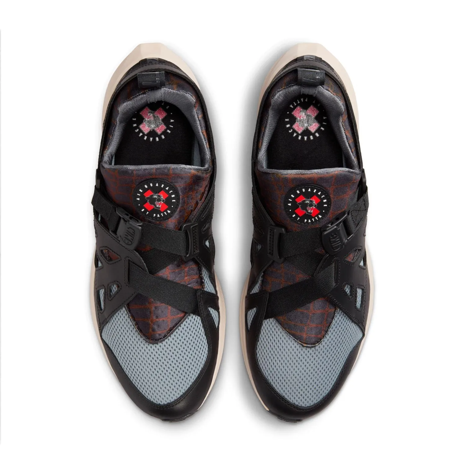   Patta Air Huarache 'Black Cool Grey' Eco Form