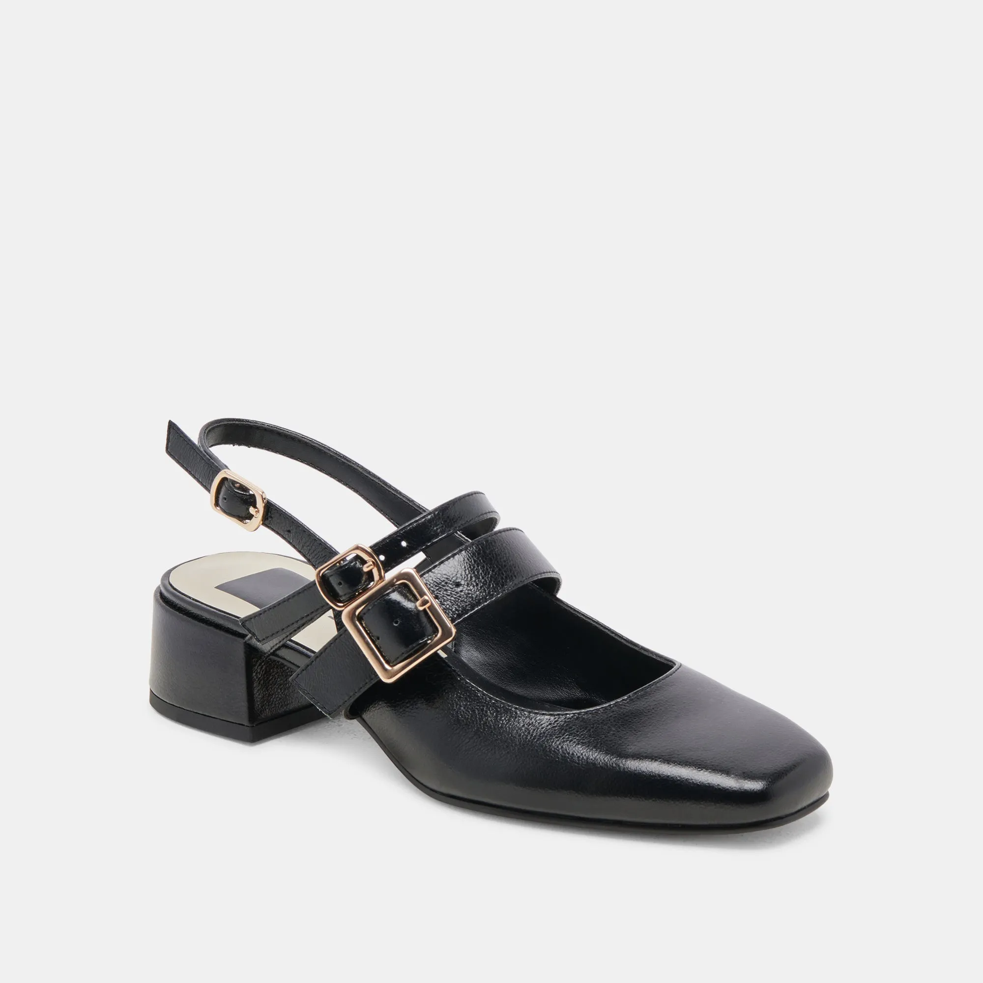 PATZY HEELS MIDNIGHT CRINKLE PATENT LEATHER Fashionable Design Luxe Boots with Heels