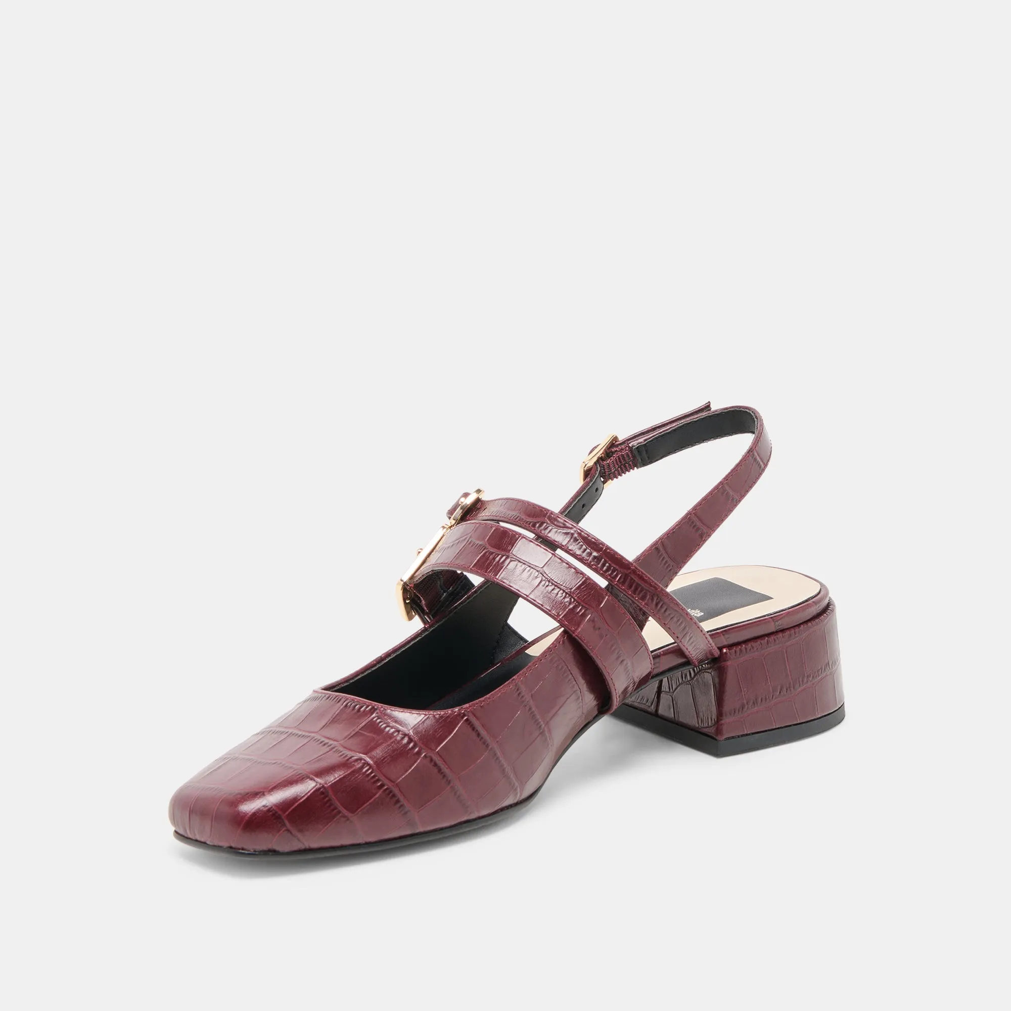 Winter Sandals Summer Wedding Heels PATZY HEELS OXBLOOD EMBOSSED LEATHER