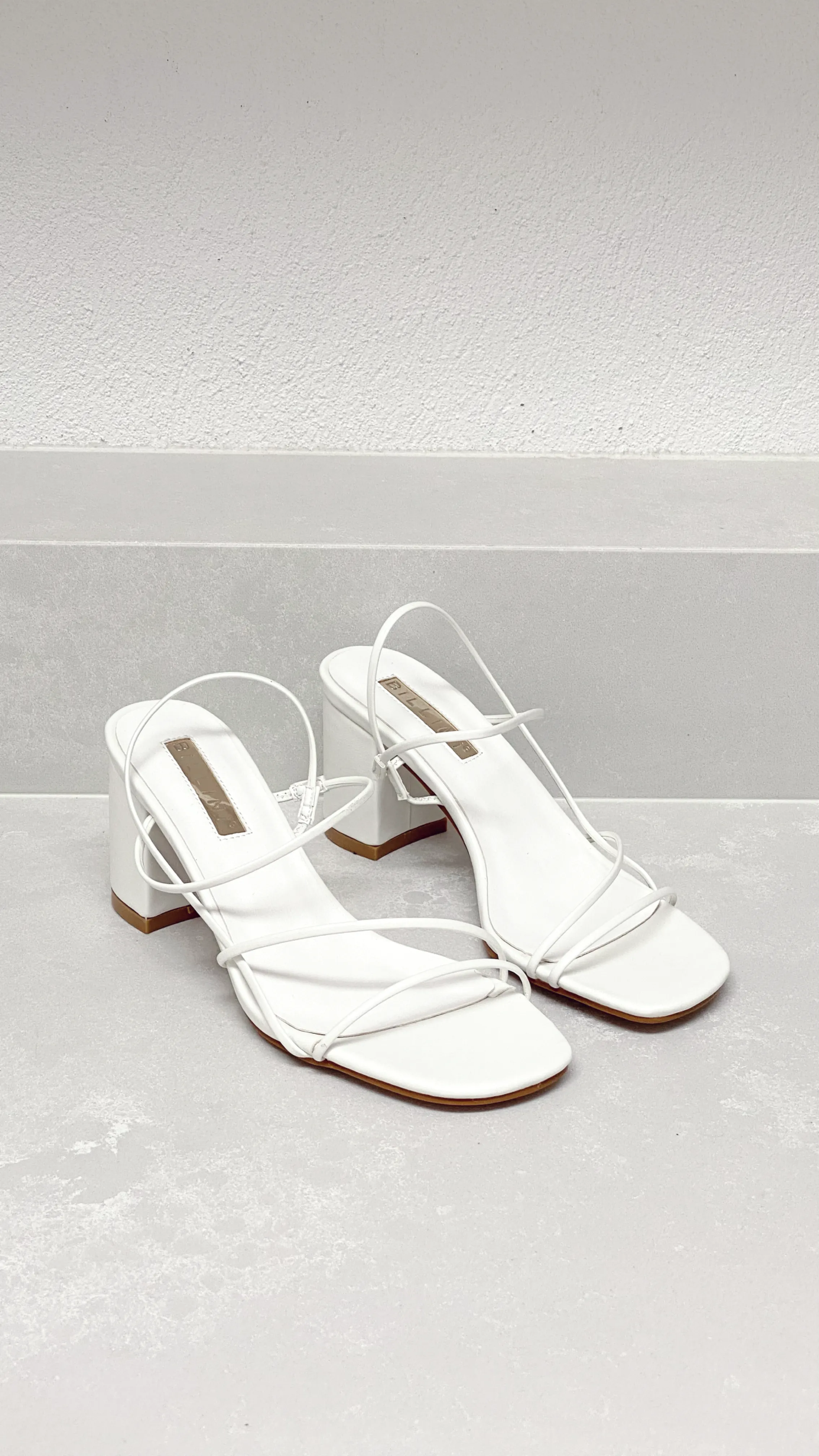 Yachi Heels - White Memory Pad