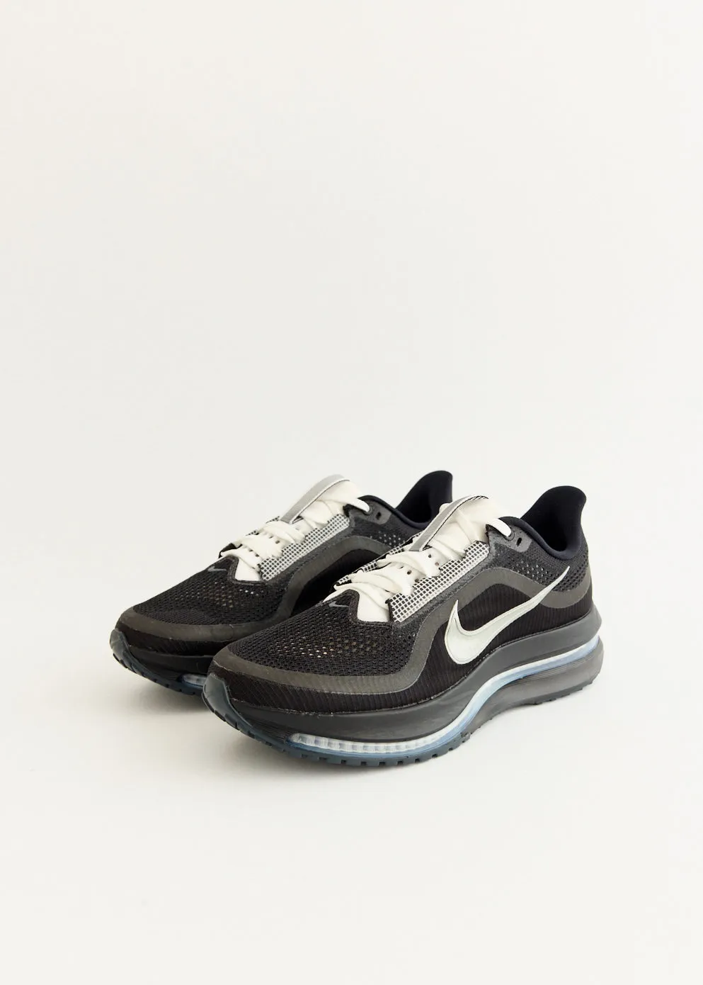 Impact Resistant Midsole Pegasus Premium 'Black' Sneakers Clear Lines