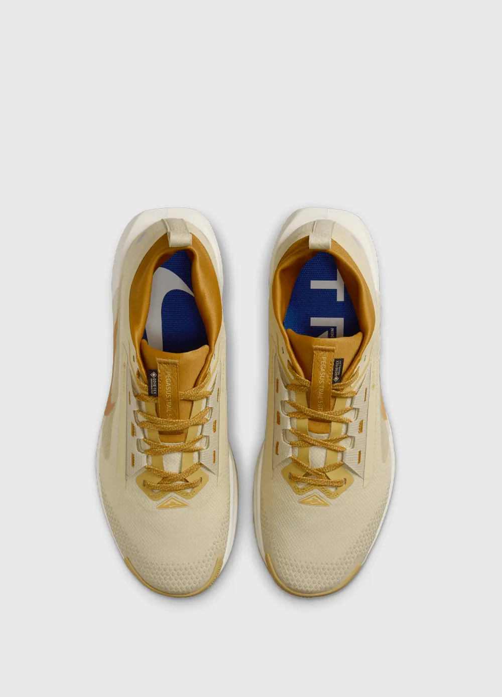 Pegasus Trail 5 GORE-TEX 'Team Gold' Sneakers Relax Fit Dry Comfort