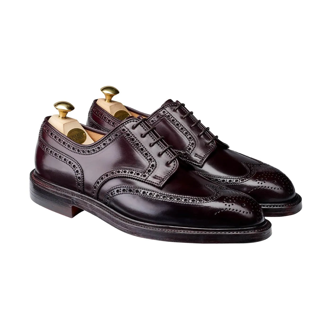 Pembroke Burgundy Cordovan Fine Edge Travel Shoes