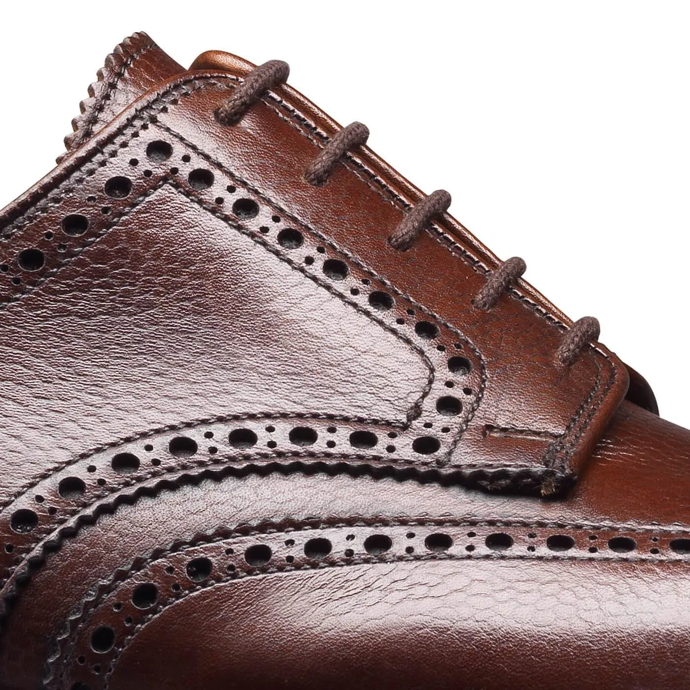 Pembroke Dark Brown Scotch Grain City Ready Structured silhouette