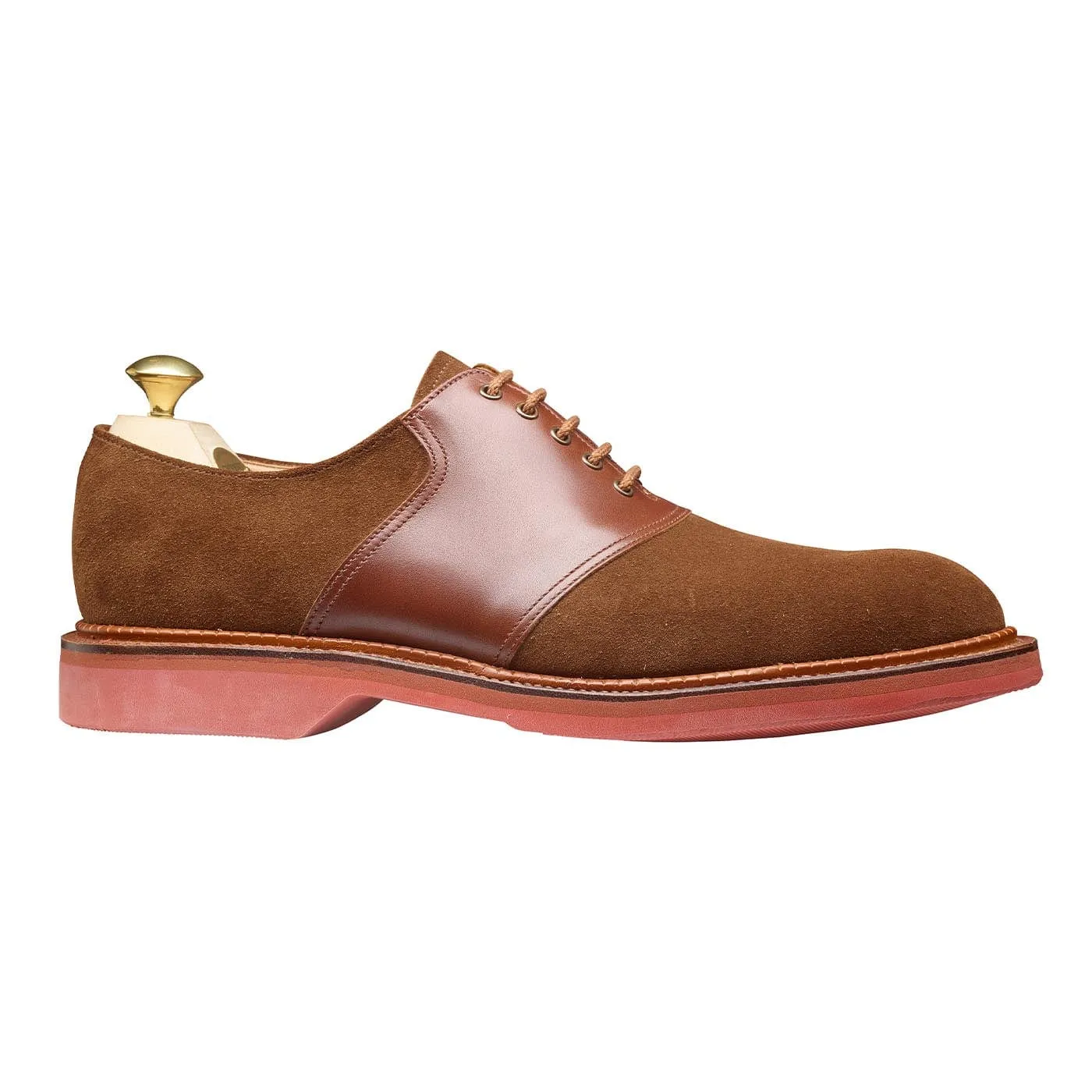 Fashion Oxfords Comfy Finish Penn Snuff Suede & Bracken Calf