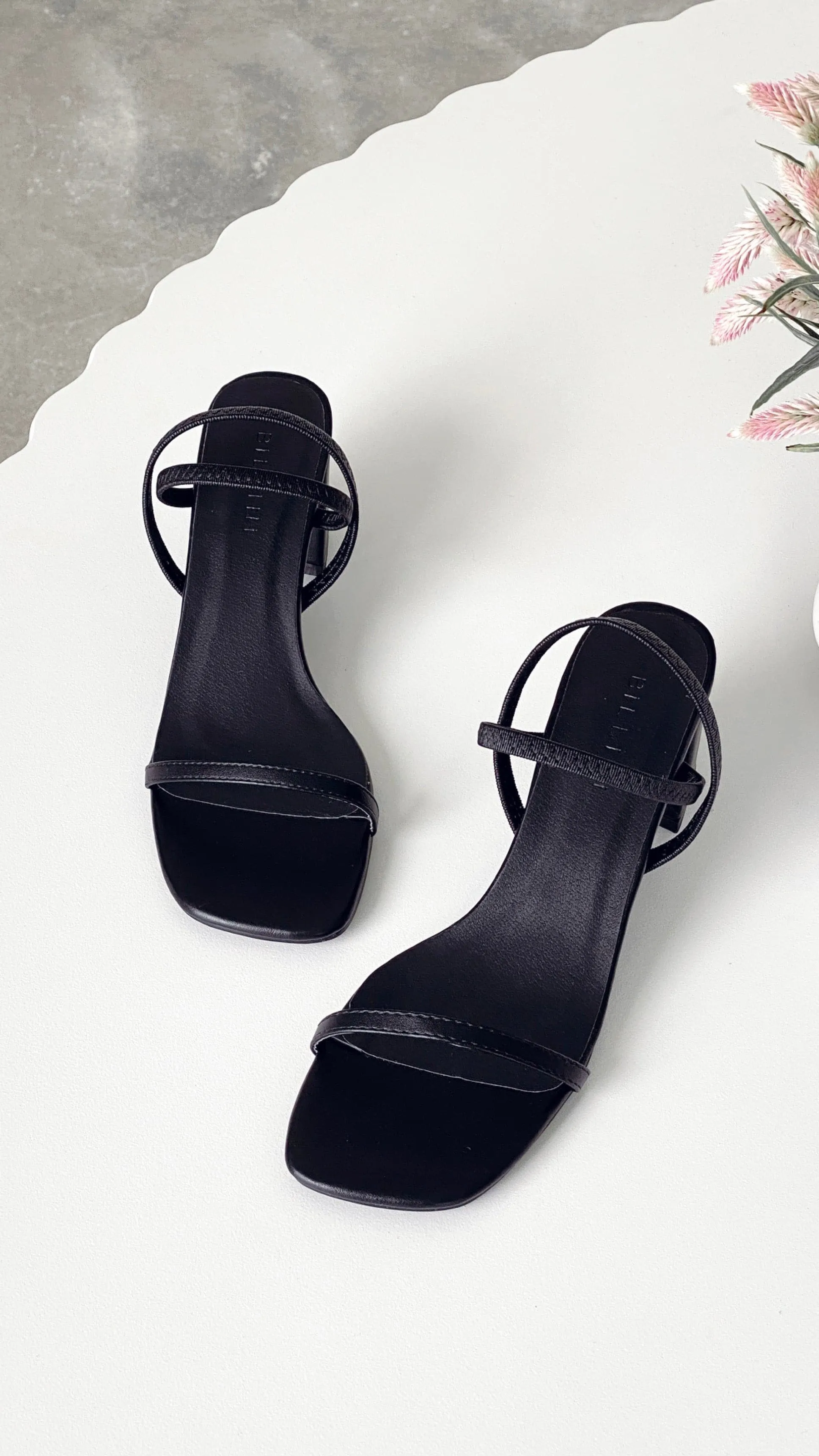 Balton Mule Heels - Black Classic Pumps