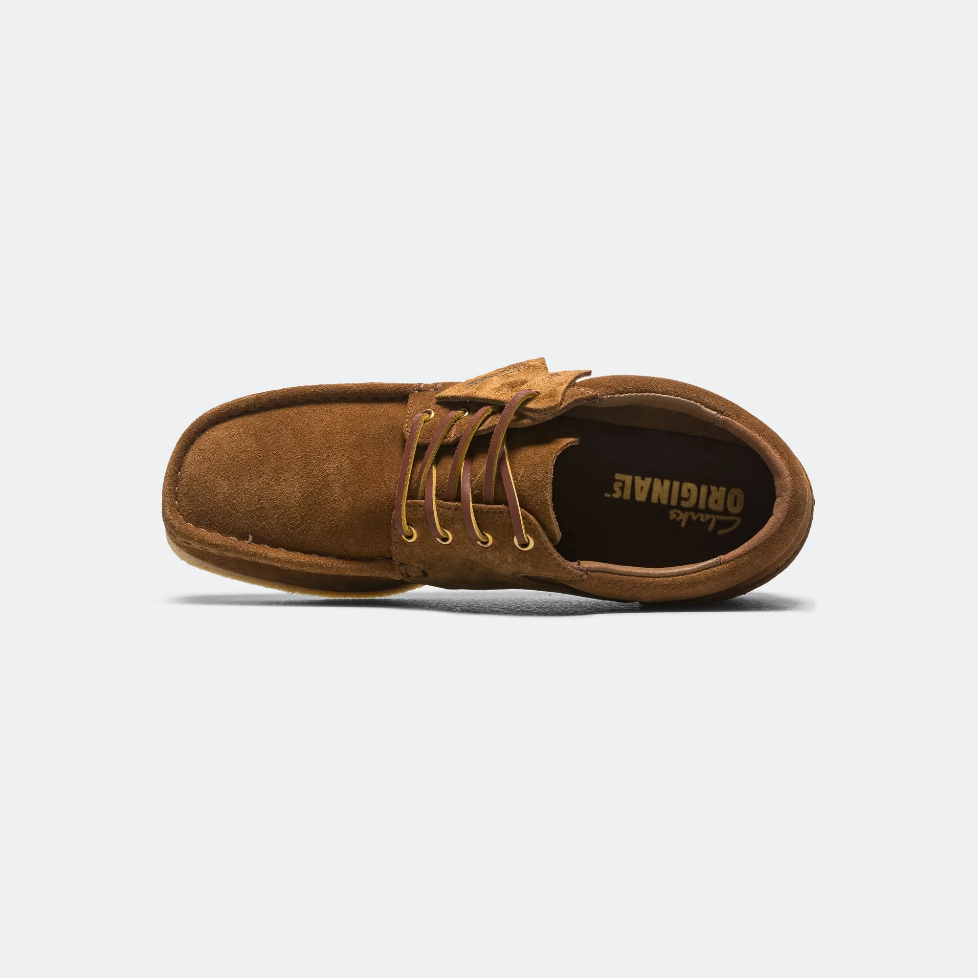 Wallabee Boat - Cola Suede Flexible Rubber Sole Bounce Back Technology